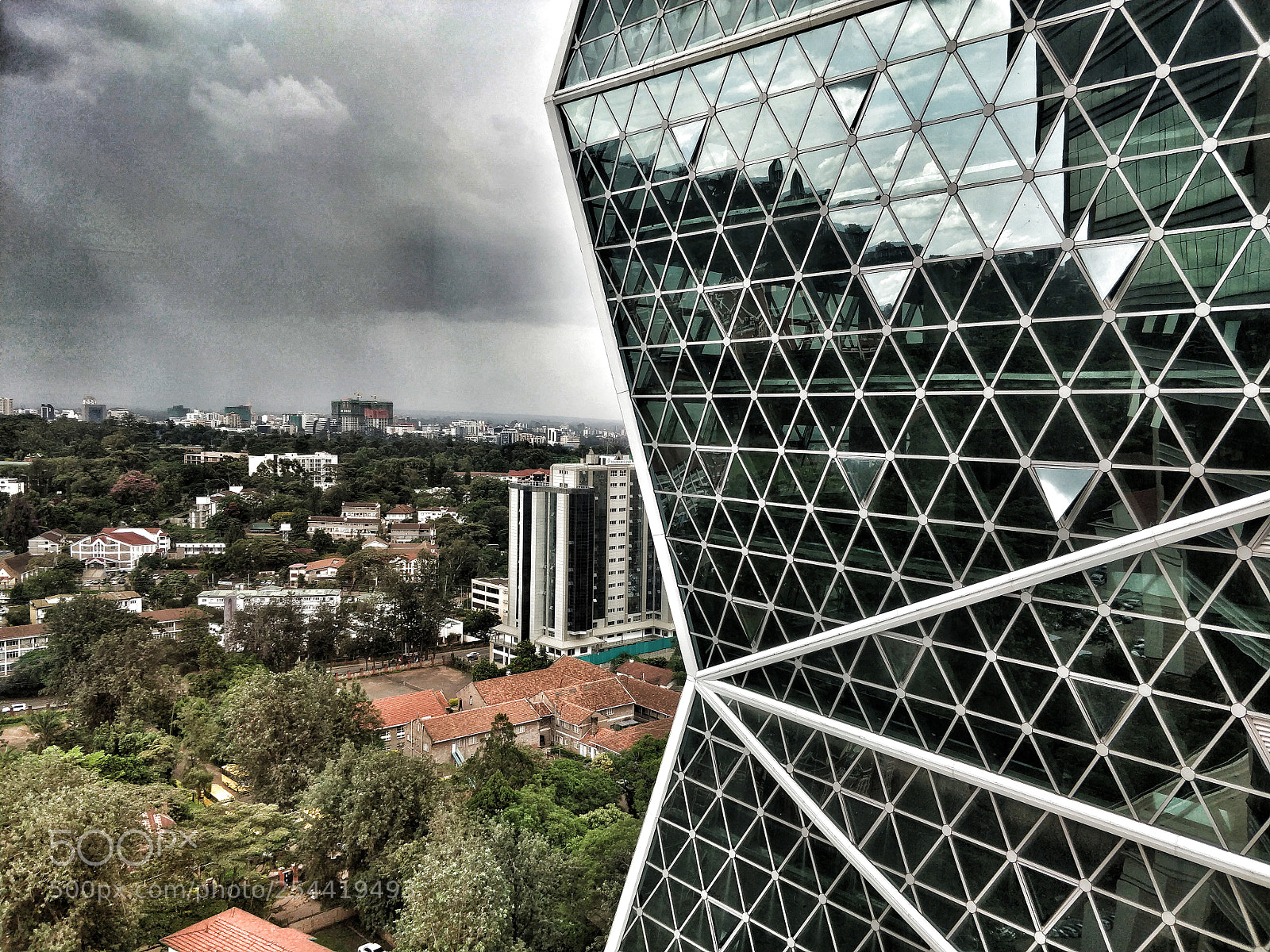 OnePlus 5 sample photo. The nairobi skyline from photography