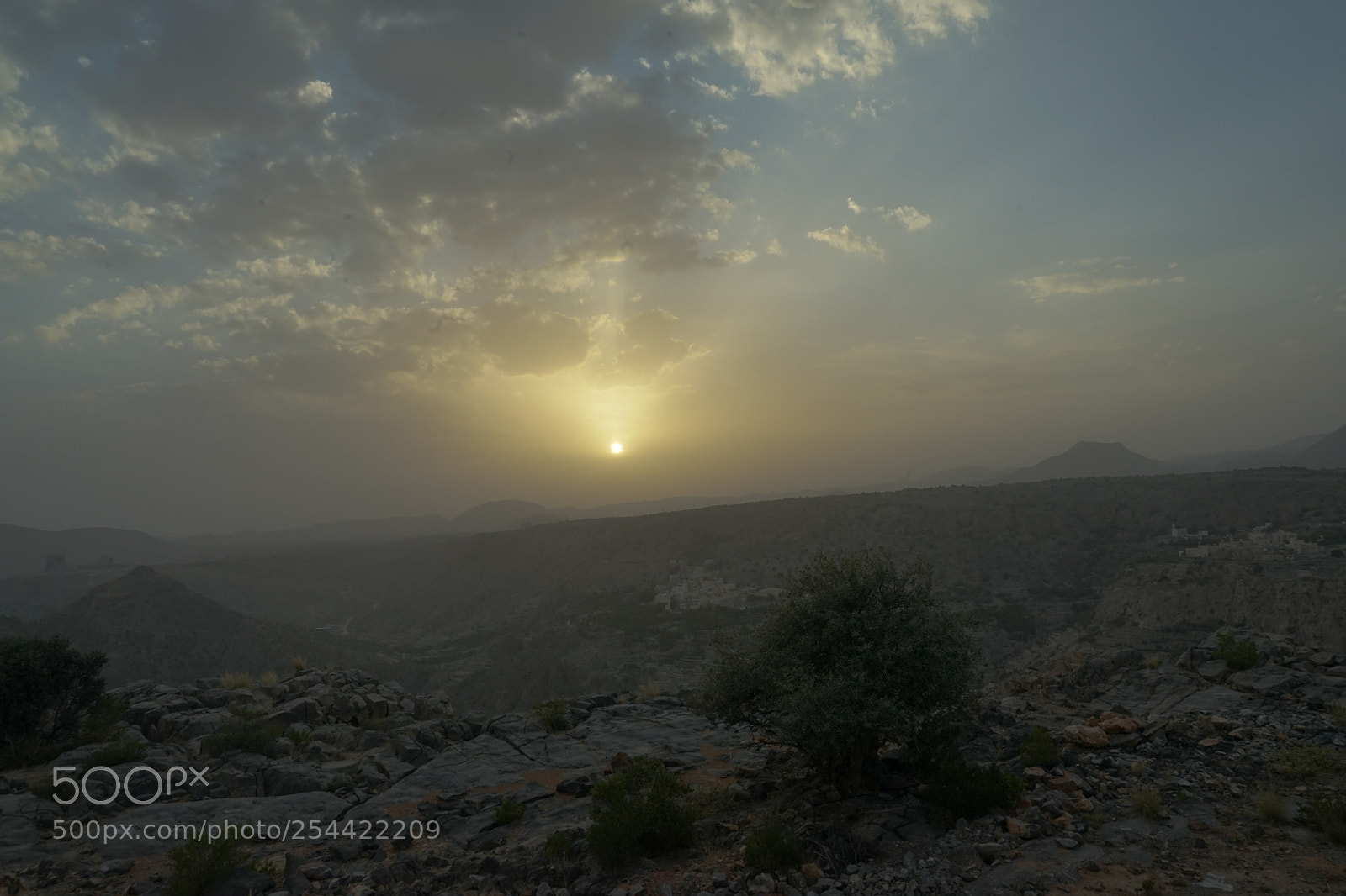 Sony a7 II sample photo. Al jabal akhdar sunset photography