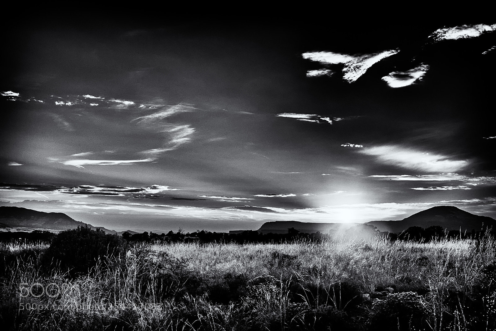 Fujifilm X100S sample photo. High country sunset photography