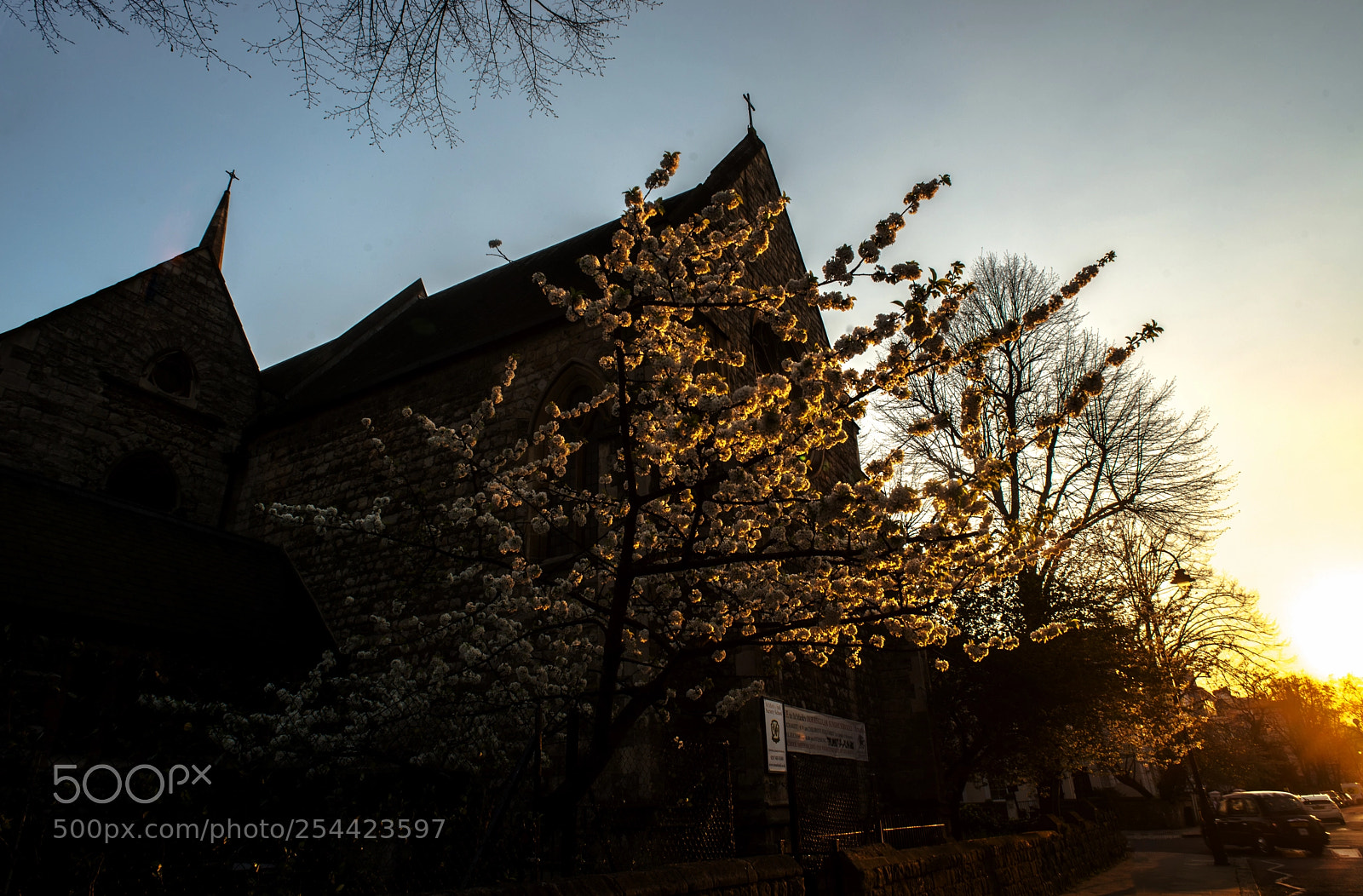 Nikon D800 sample photo. Late light on church photography