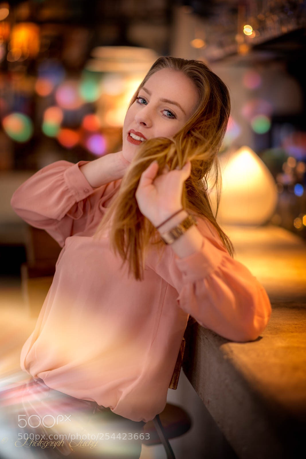 Nikon D800E sample photo. Lotje at the bar.  photography