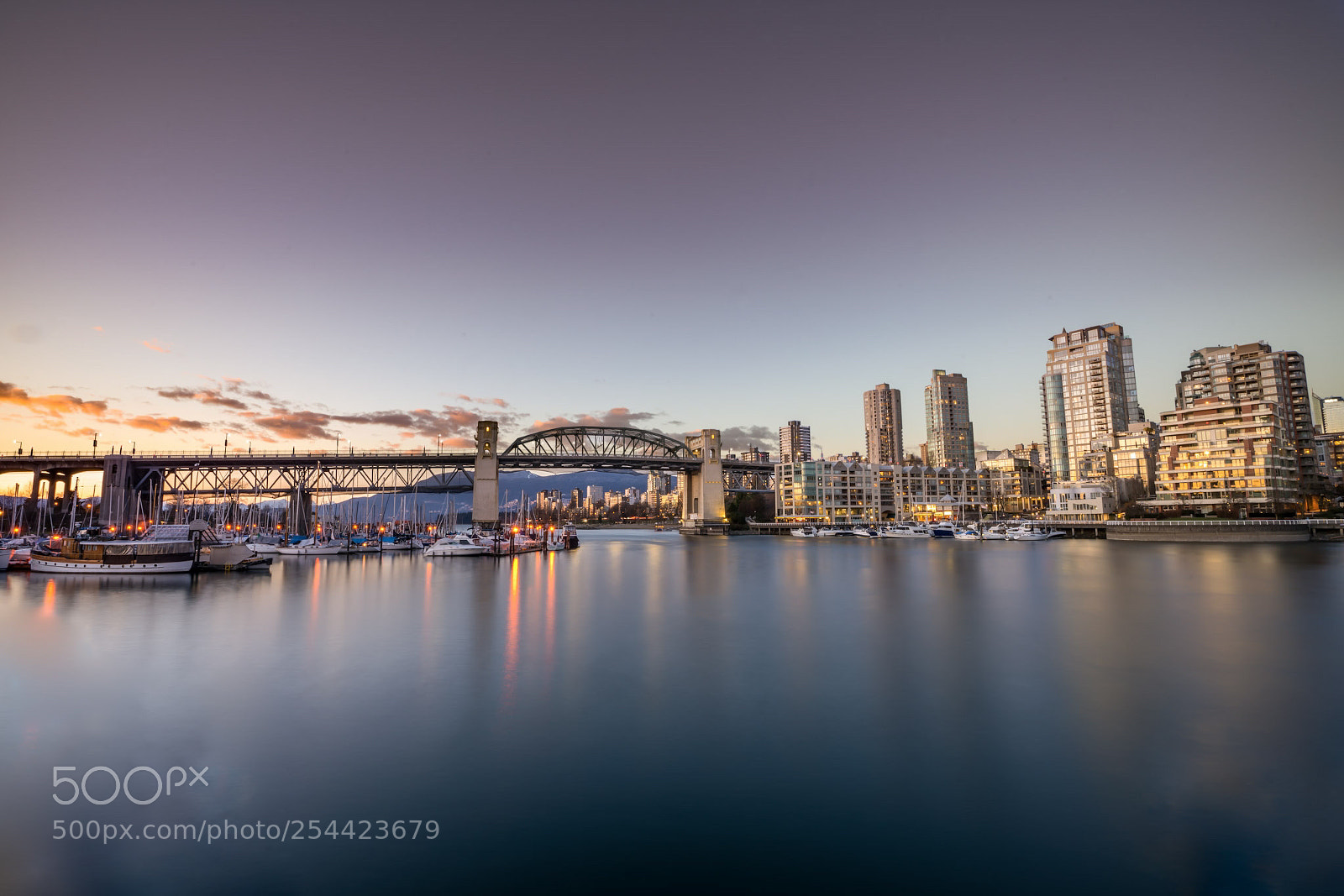 Sony a7R III sample photo. False creek evening photography