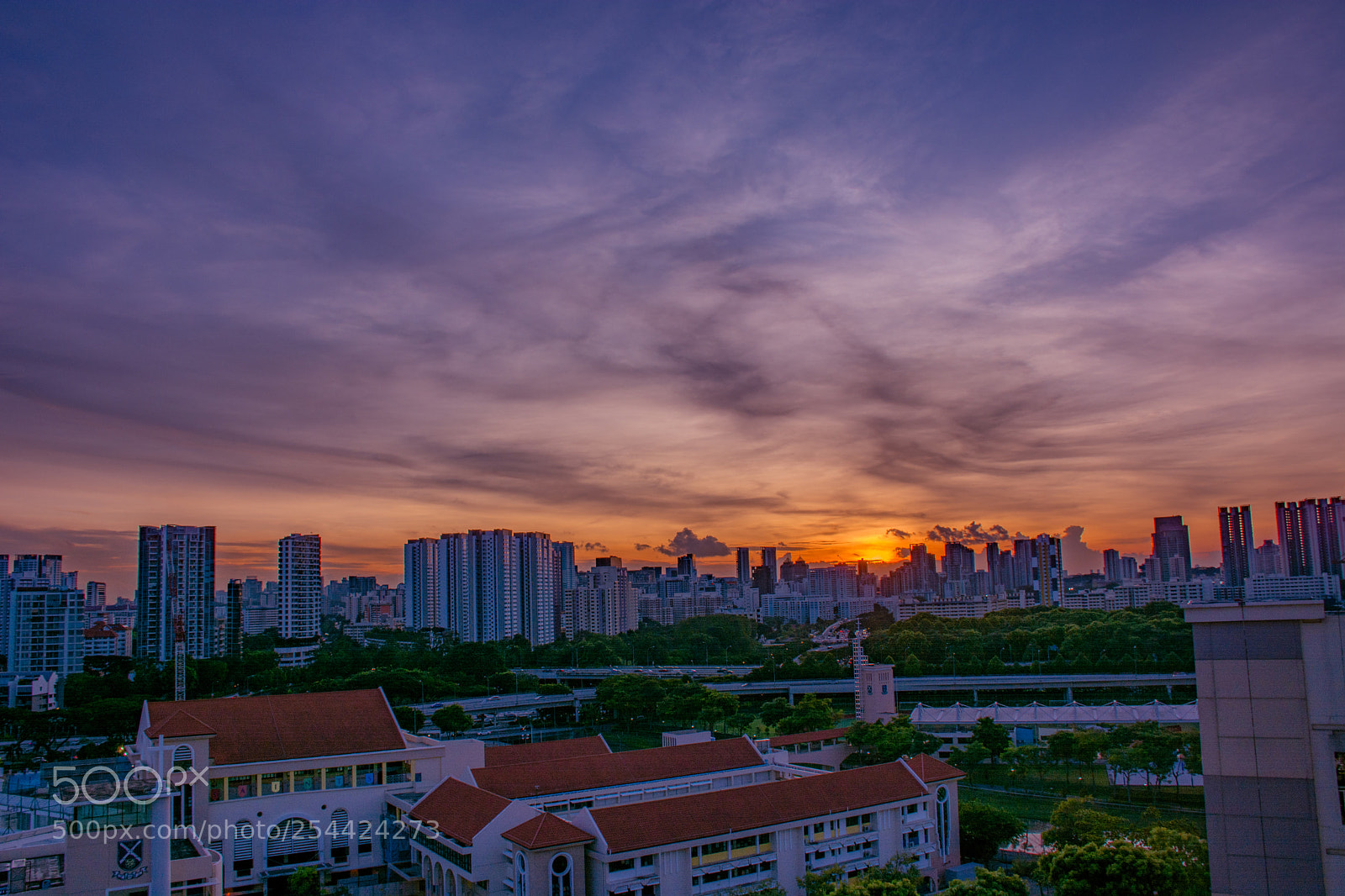 Nikon D7100 sample photo. Sunset in singapore photography