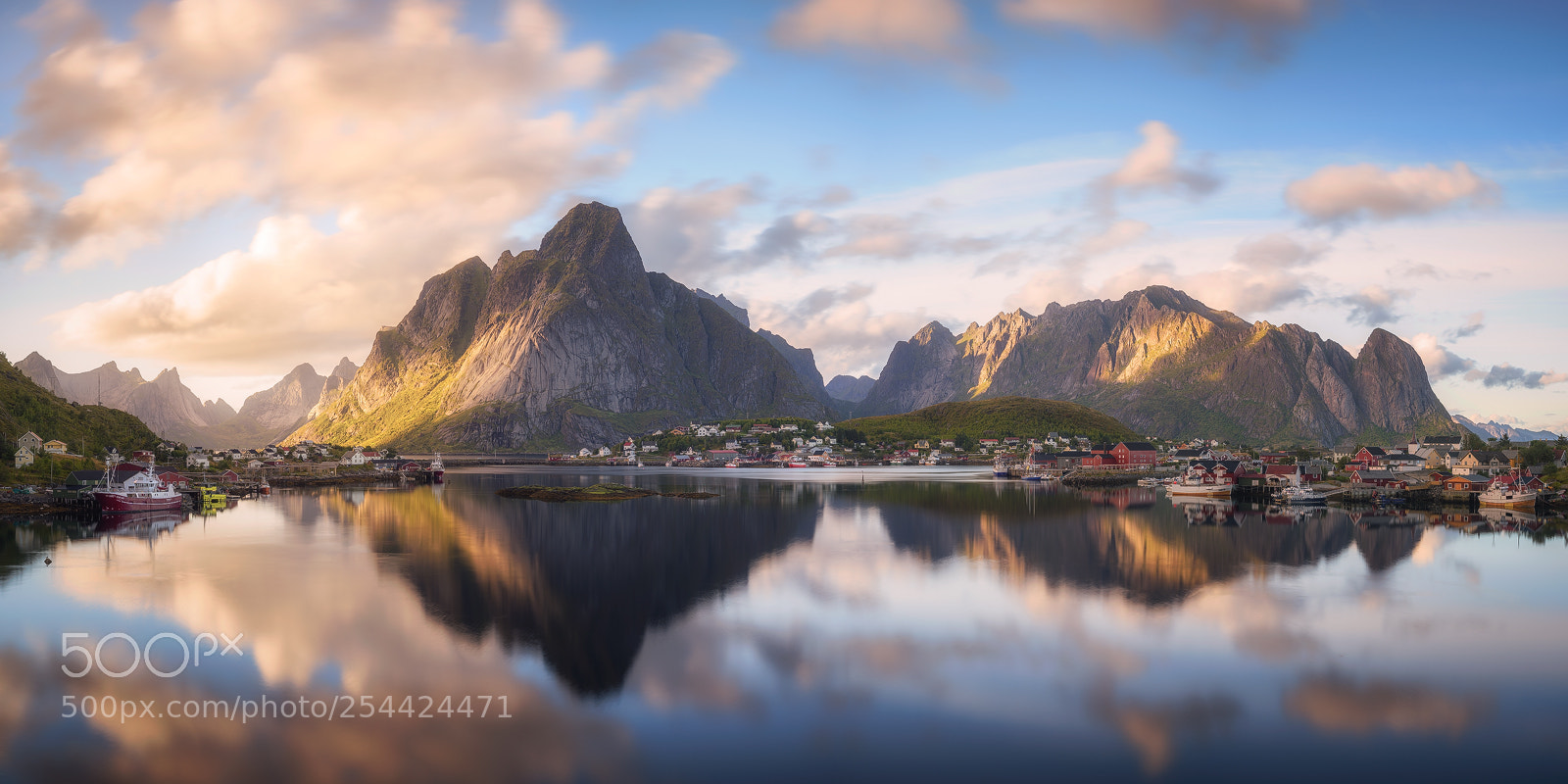 Nikon D810 sample photo. Lofoten summer panorama photography