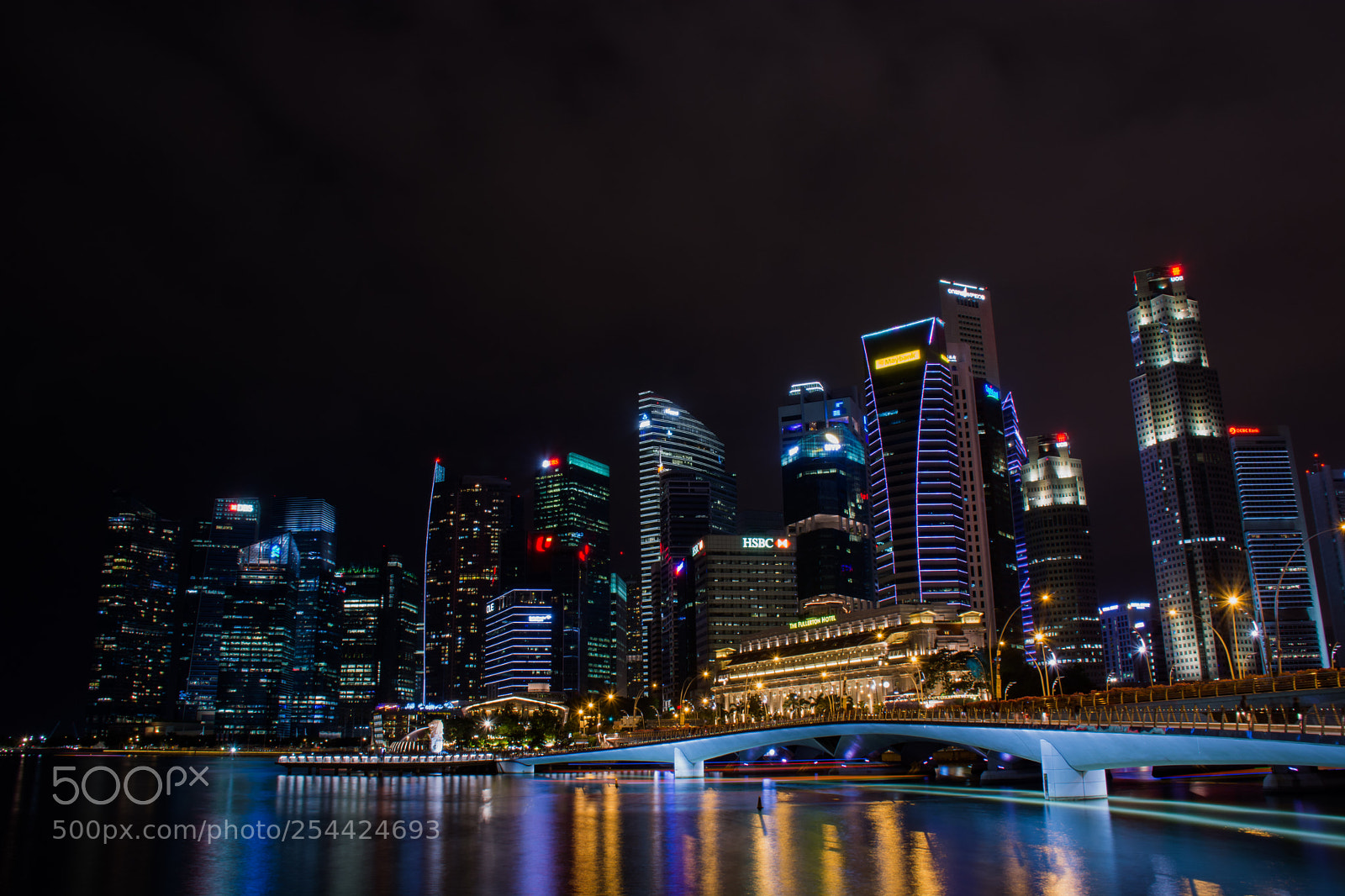 Nikon D7100 sample photo. Merina bay night view photography