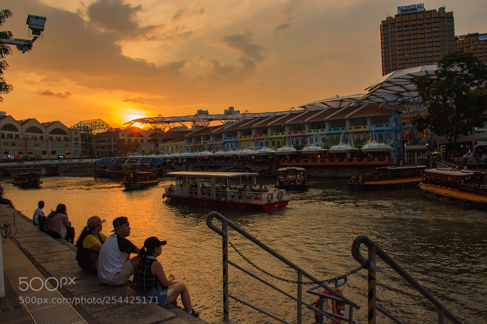 Nikon D7100 sample photo. Clarke quay sunset view photography