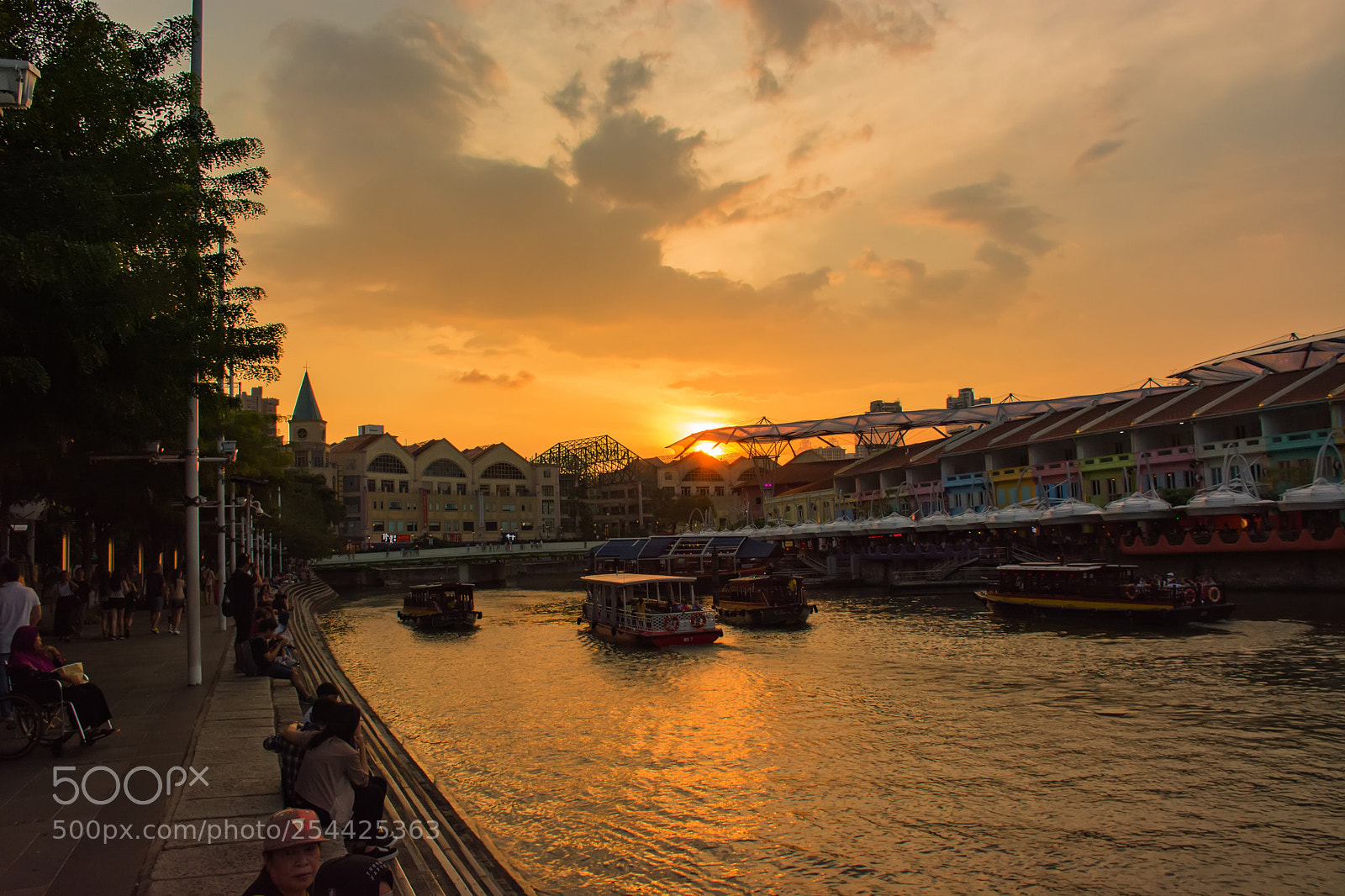Nikon D7100 sample photo. Clarke quay sunset view 2 photography