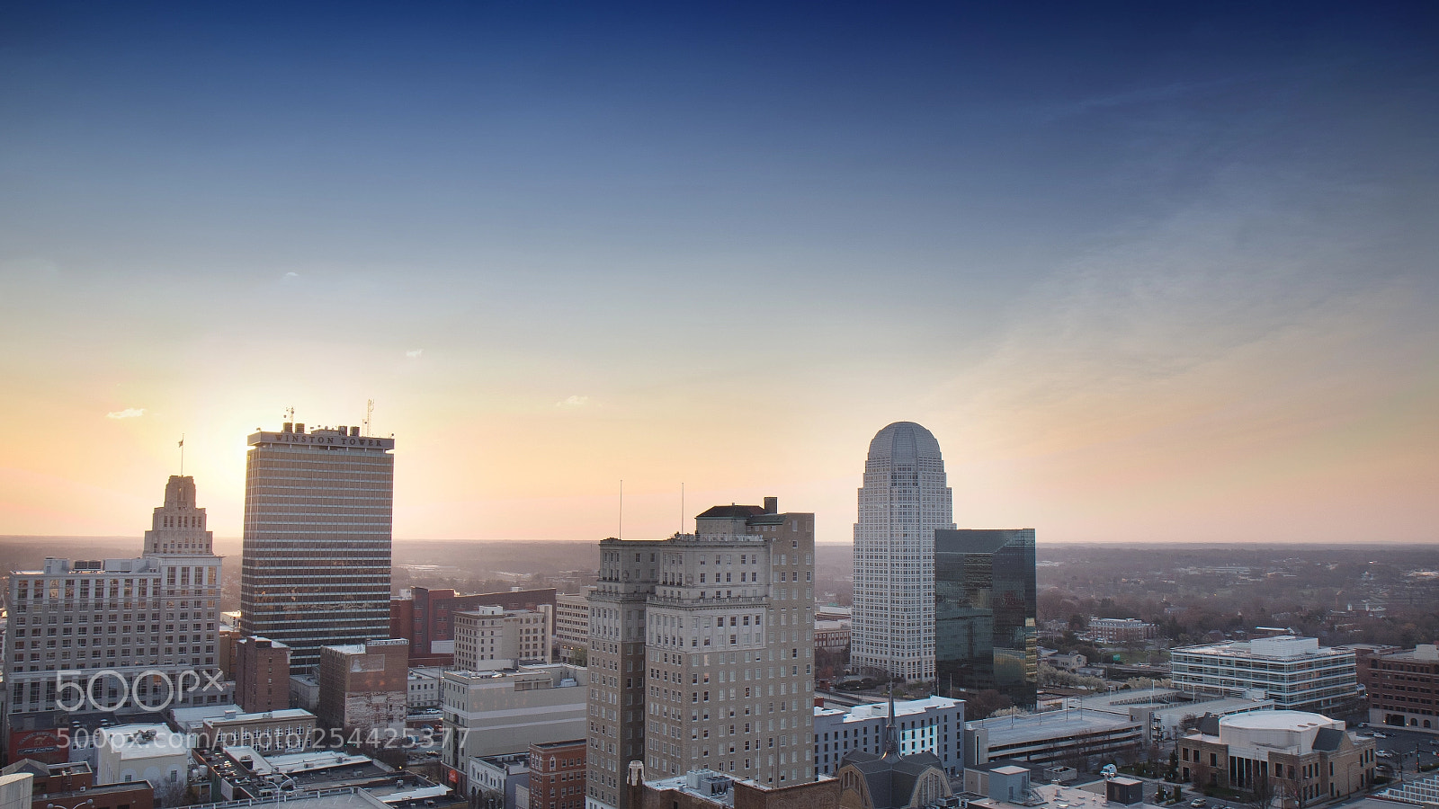 Canon EOS 7D Mark II sample photo. Downtown winston-salem photography