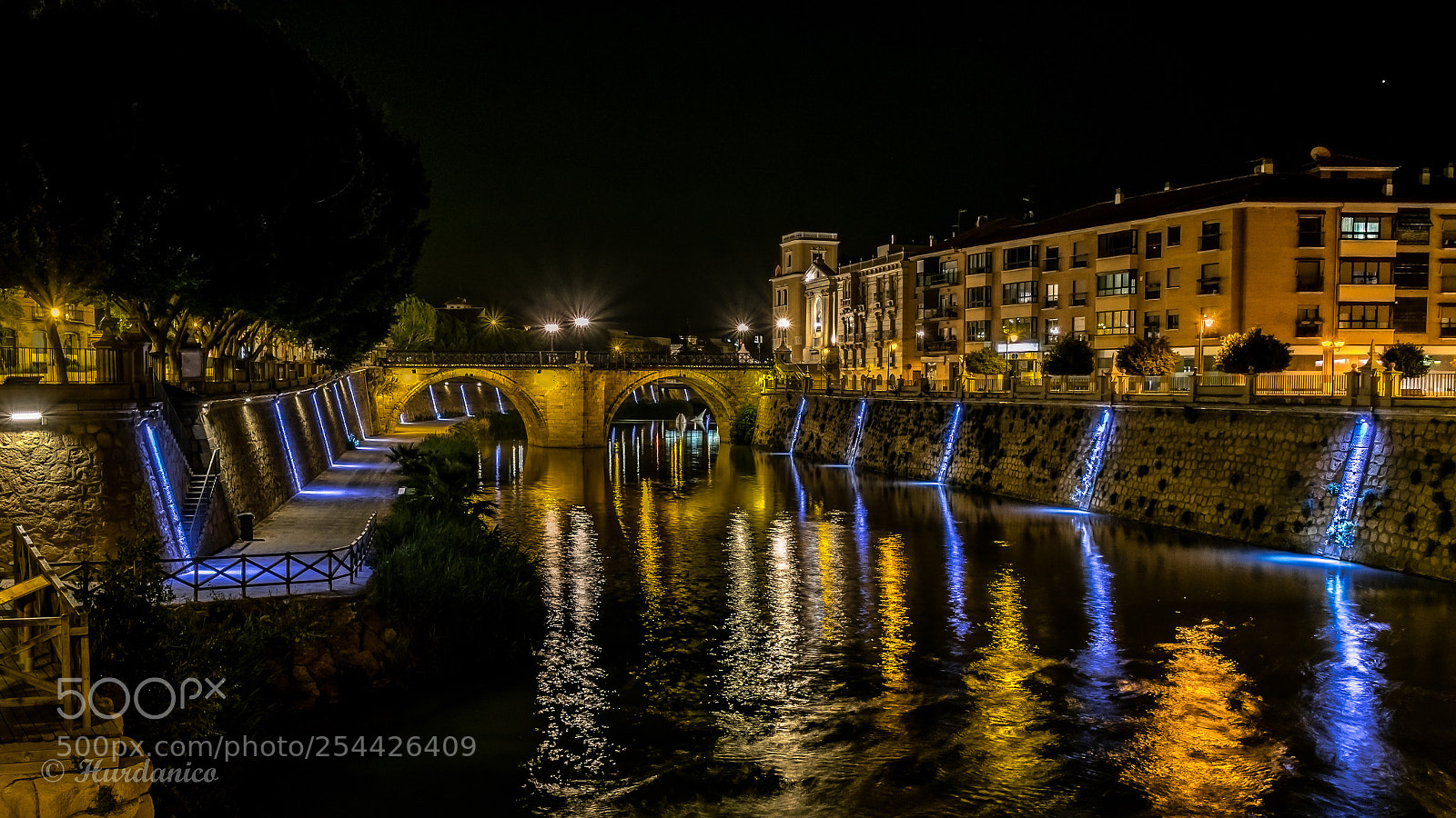 Nikon D5300 sample photo. Night at the river photography
