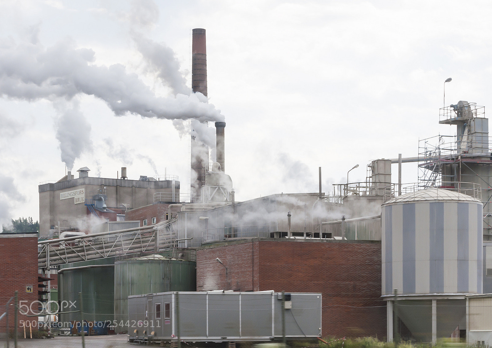 Nikon D90 sample photo. Industrial chimneys with fumes photography