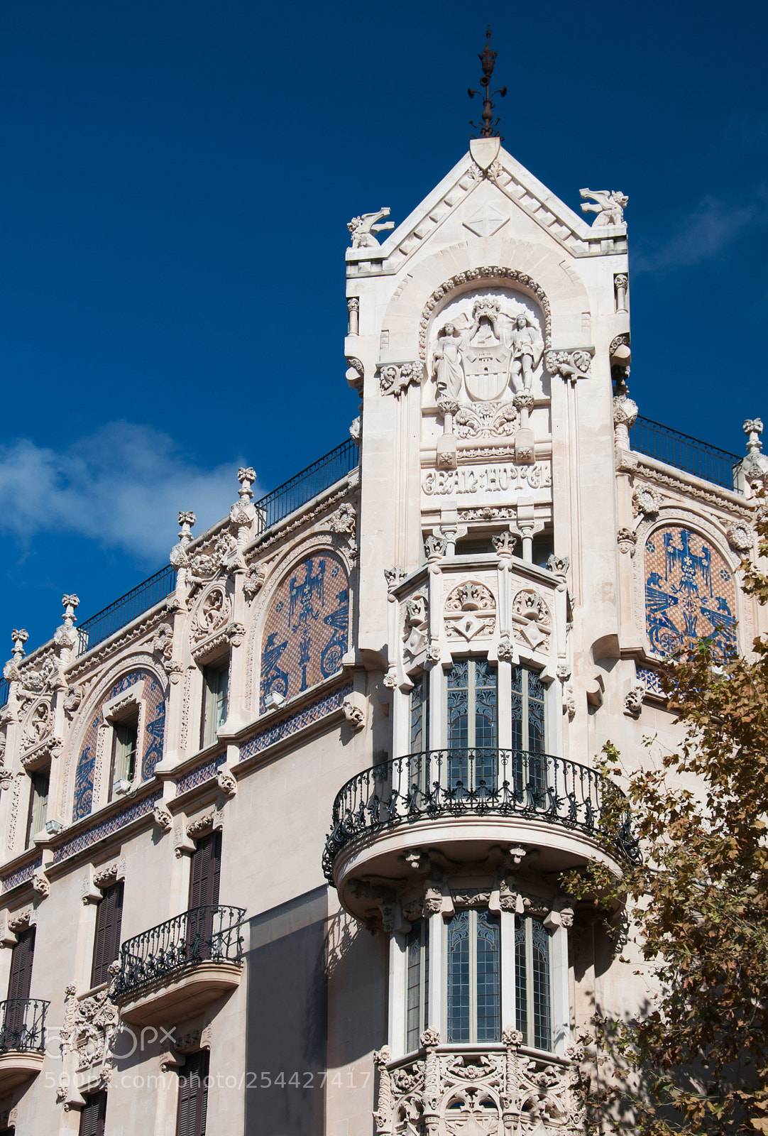 Nikon D90 sample photo. Art nouveau balcony photography