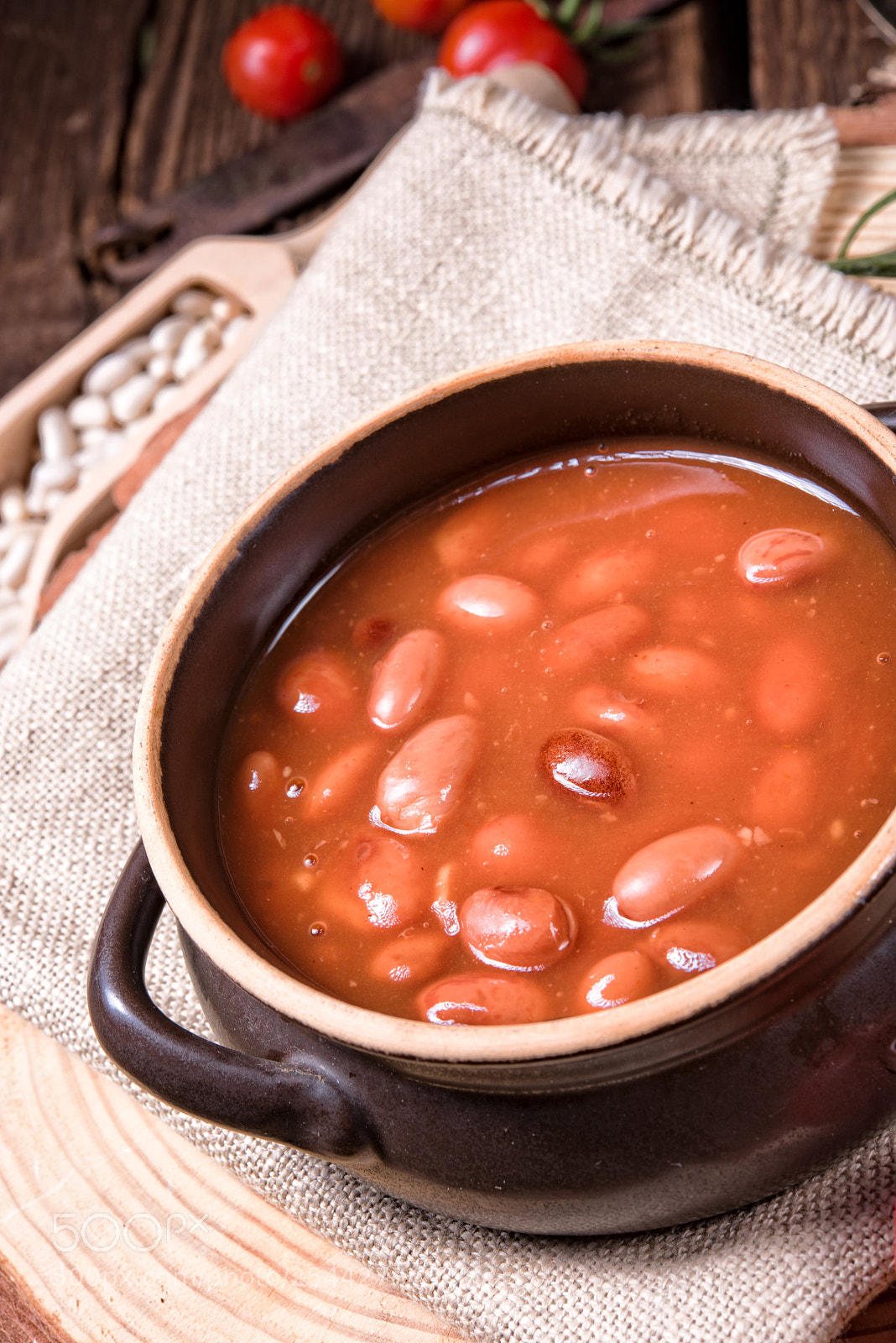 Nikon D810 sample photo. Baked beans in tomato photography