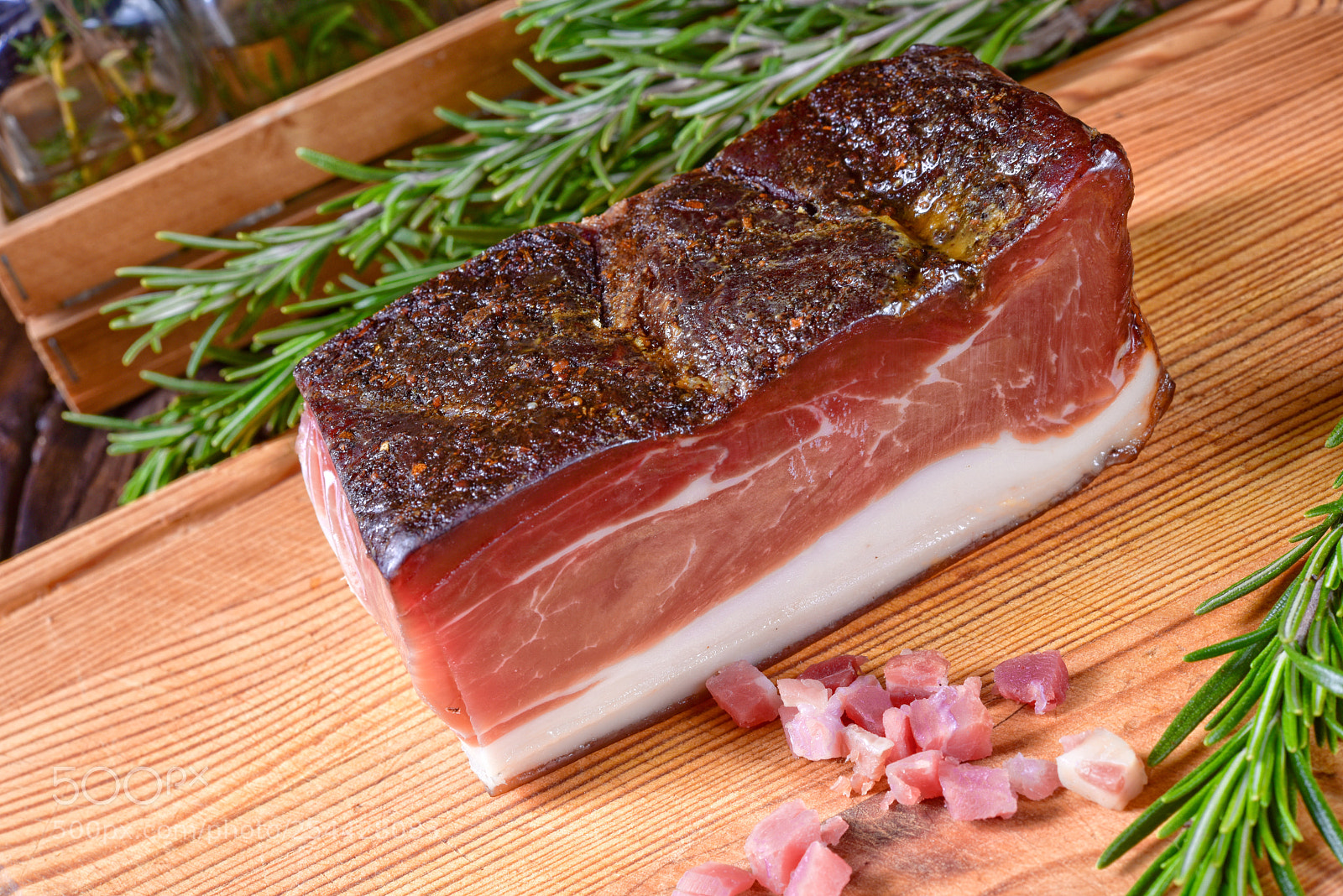 Nikon D810 sample photo. Smoked south tyrolean bacon photography