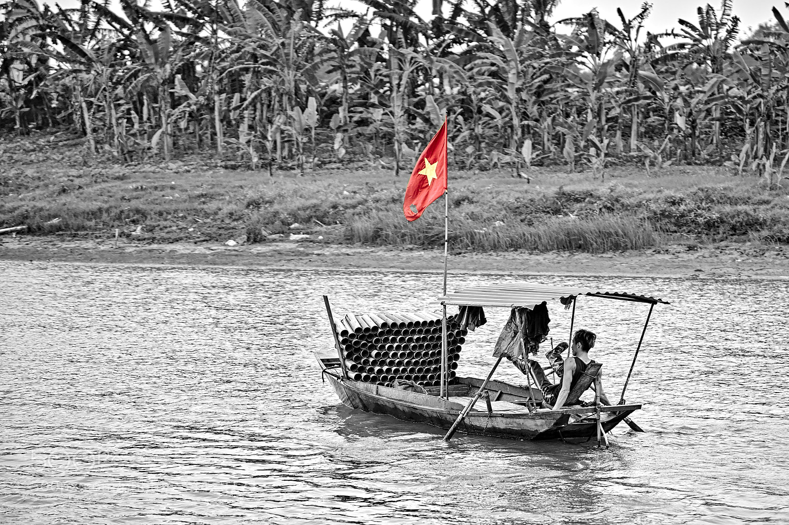 Fujifilm X-T2 sample photo. Thai binh river photography