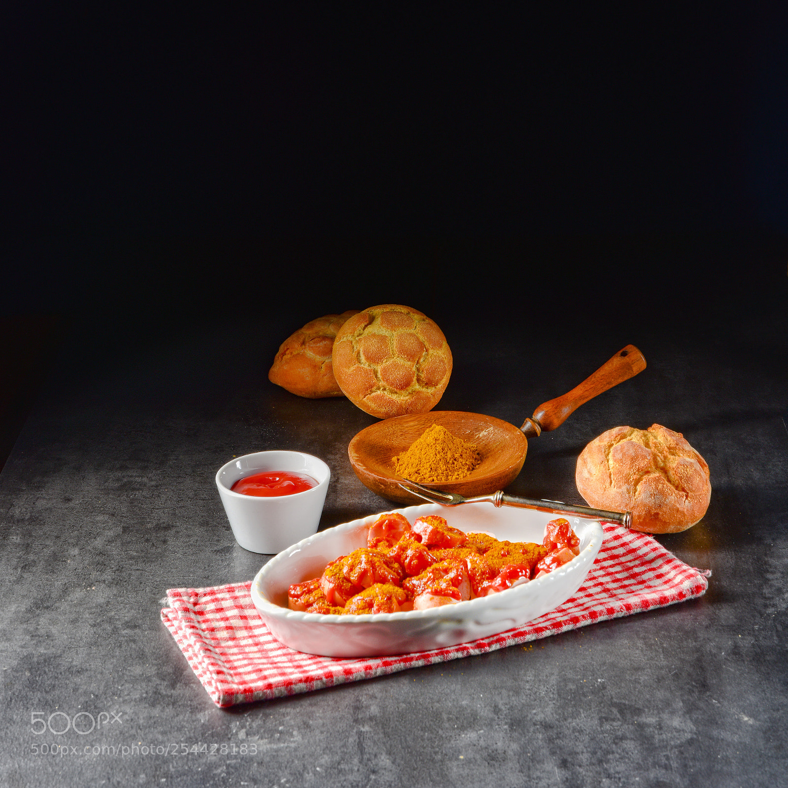 Nikon D810 sample photo. Sausage in curry sauce photography
