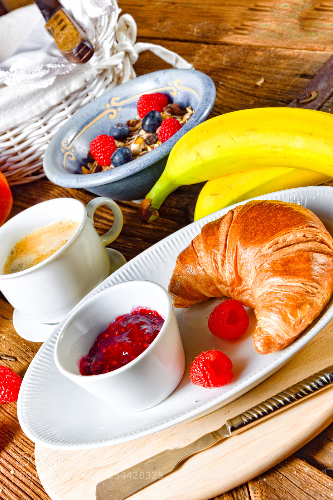 Nikon D810 sample photo. Delicious croissant breakfast photography