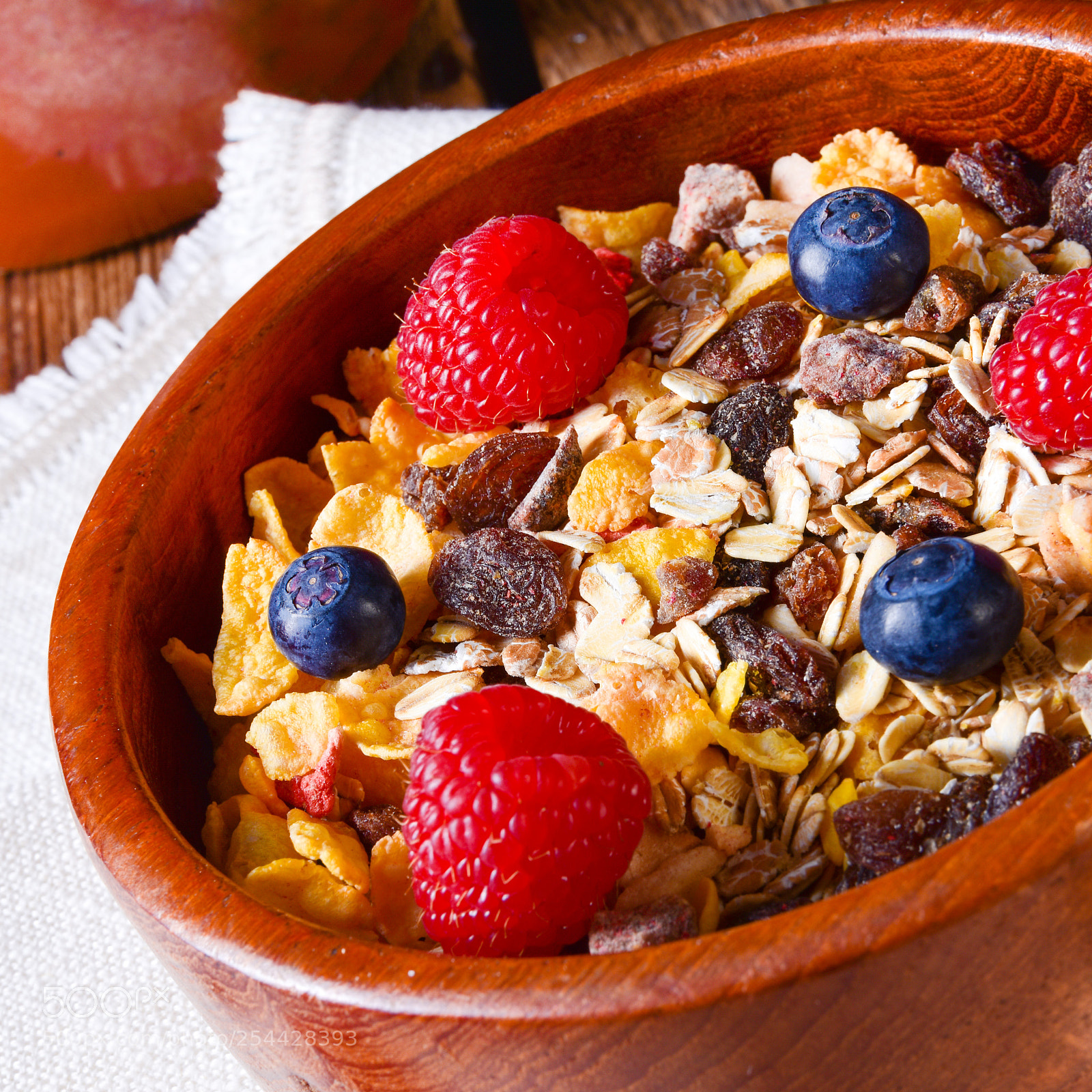 Nikon D810 sample photo. Rustic muesli breakfast with photography
