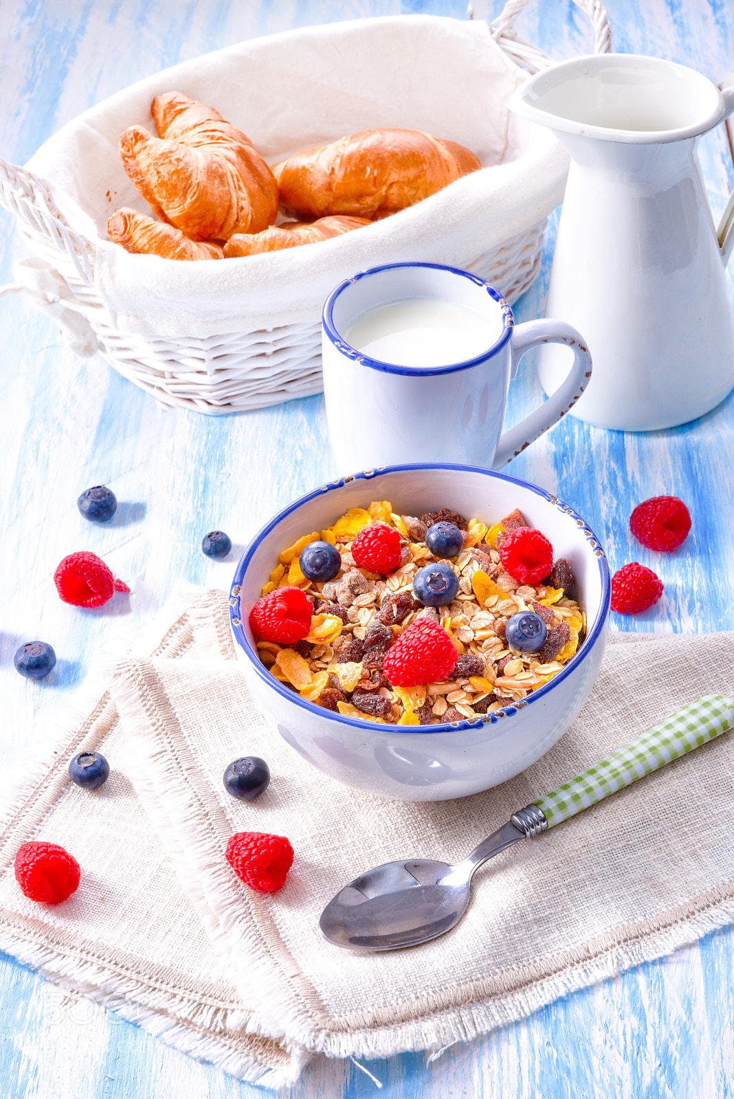 Nikon D810 sample photo. Muesli breakfast menu with photography