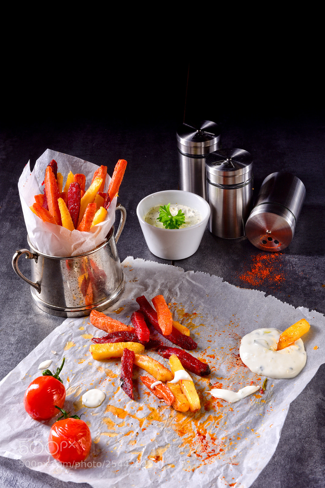 Nikon D810 sample photo. Vegetable french fries with photography