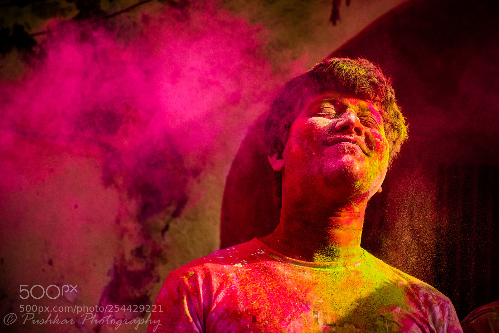 Nikon D5300 sample photo. Holi celebration photography