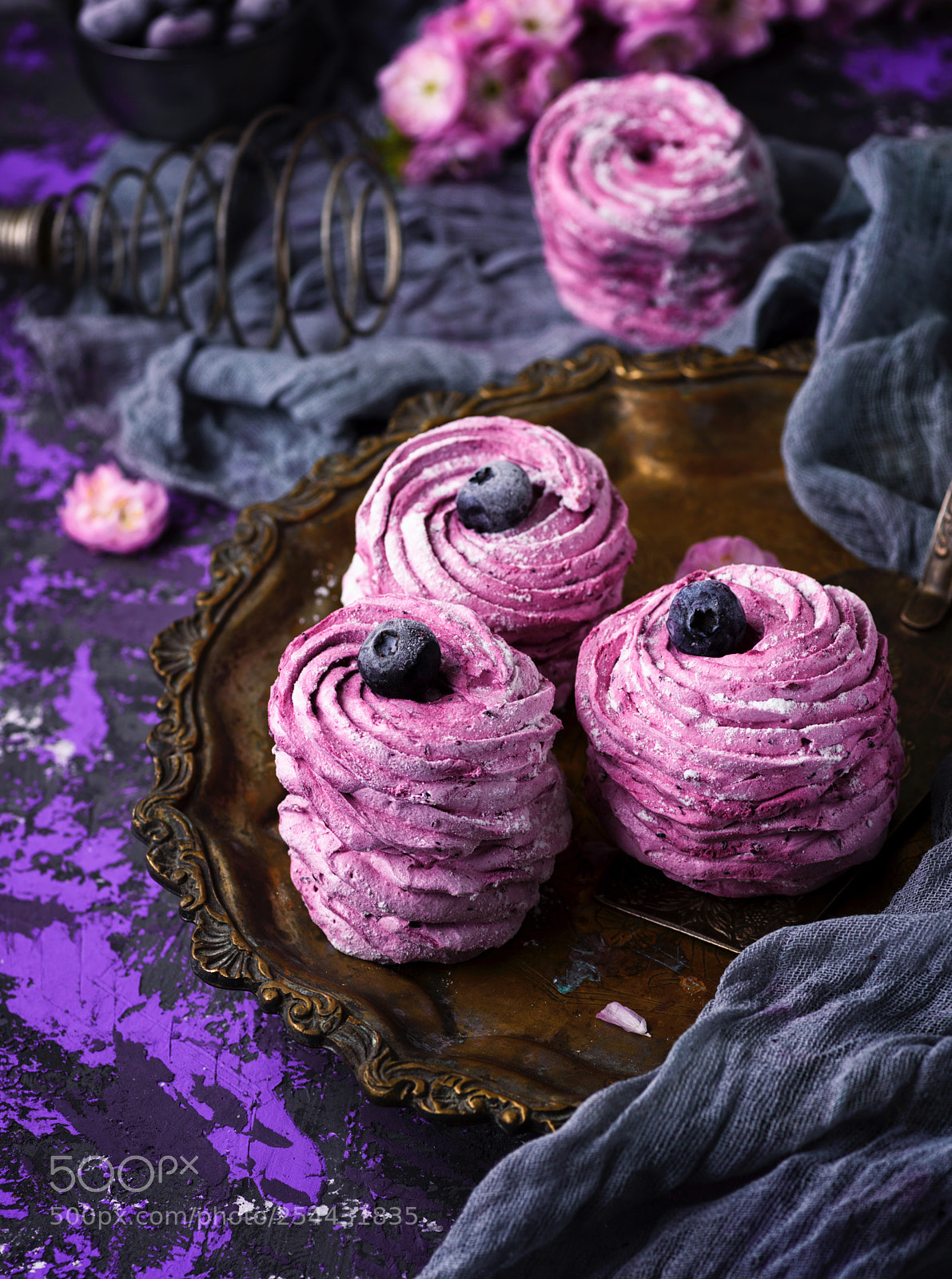 Nikon D810 sample photo. Round pieces of marshmallow photography