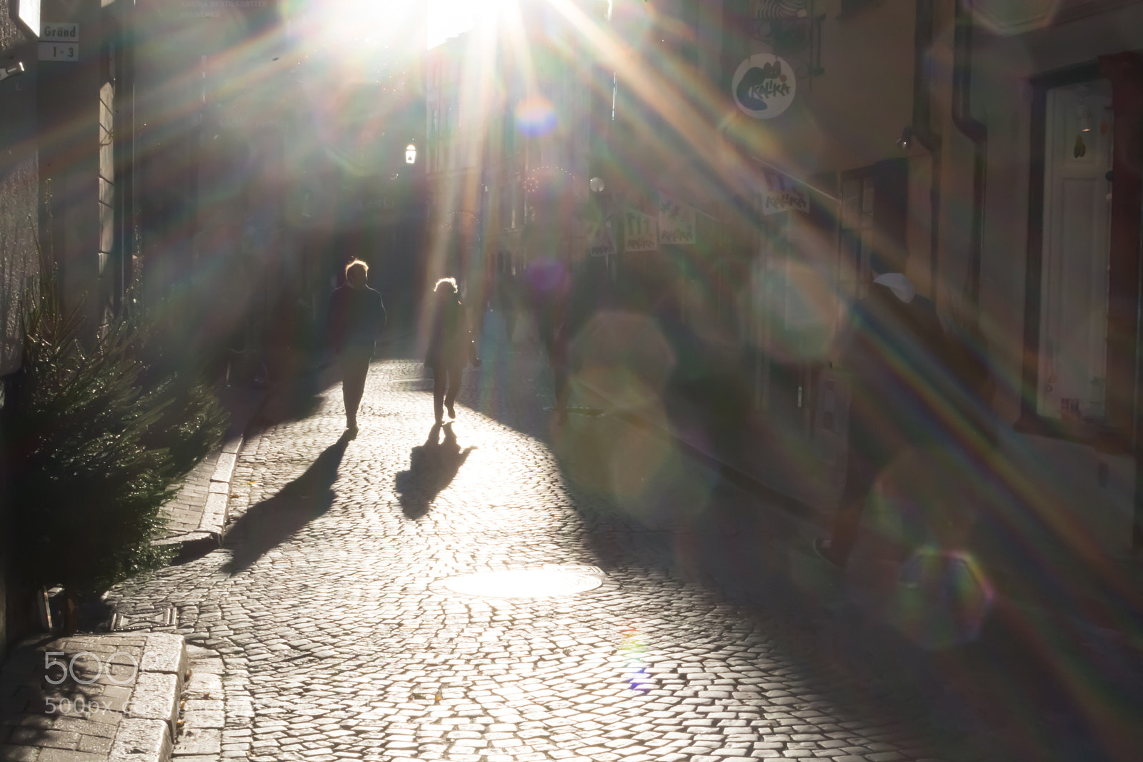 Nikon D7100 sample photo. Old town sparkly christmas photography