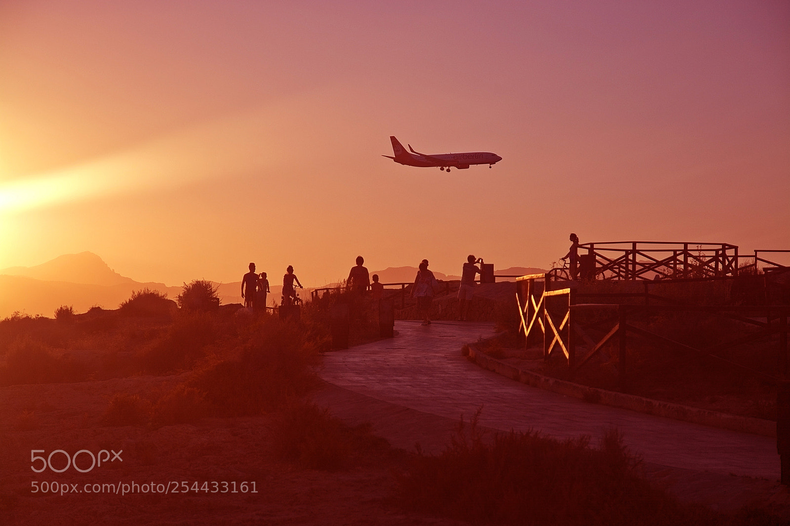 Nikon D7100 sample photo. People airplane spotting photography