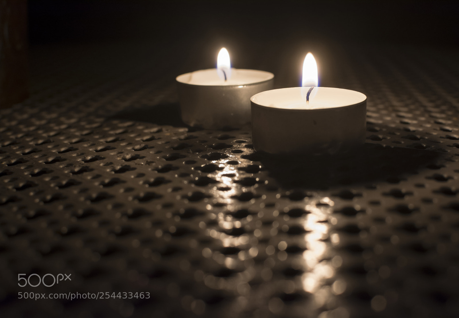 Nikon D7100 sample photo. Two tealights photography