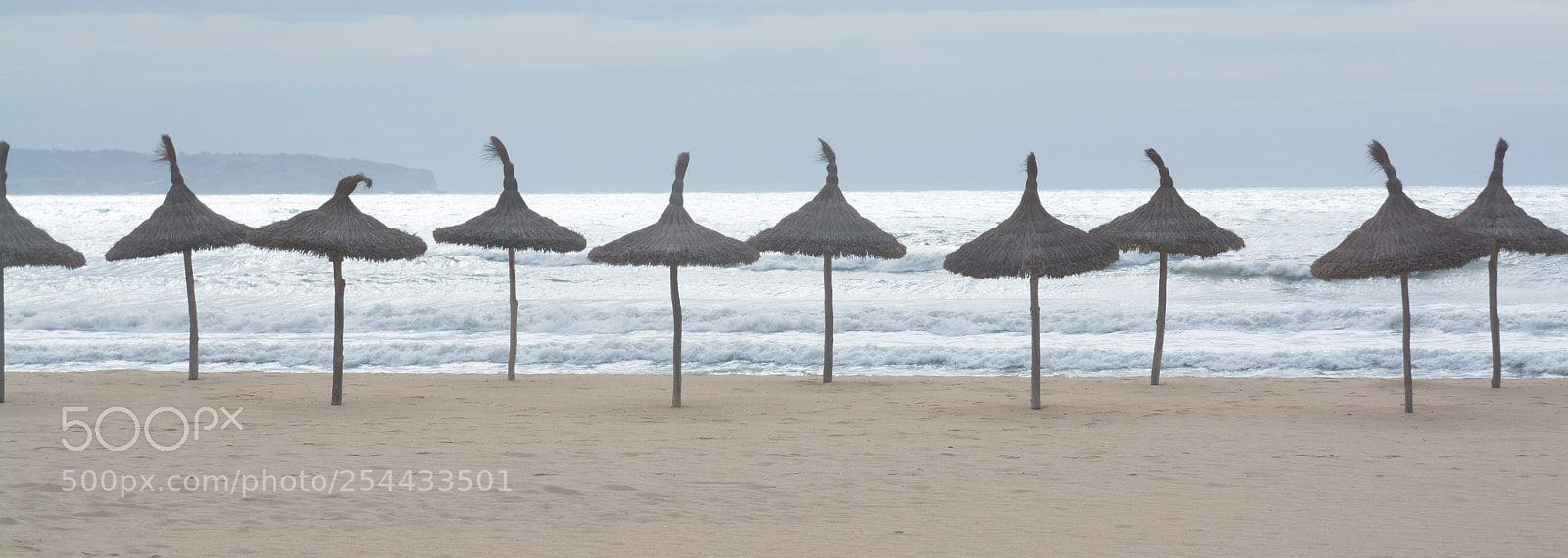 Nikon D7100 sample photo. Parasol lineup panorama photography
