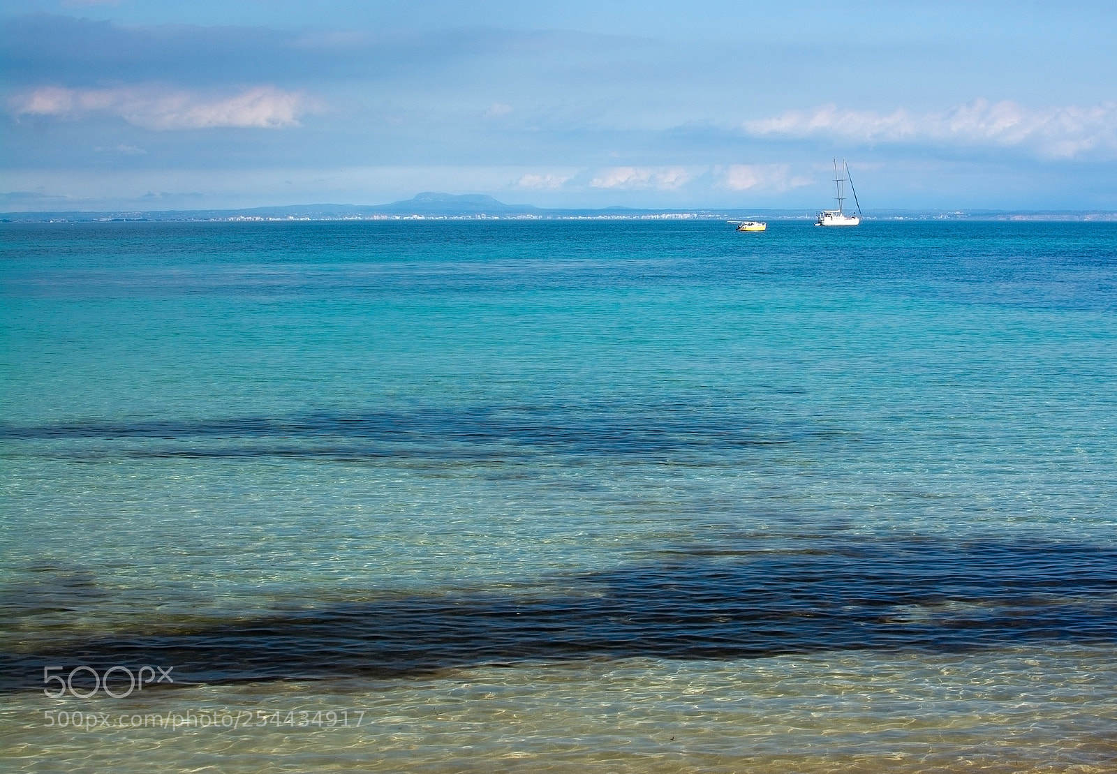 Nikon D7100 sample photo. Mallorca seascape with boats photography
