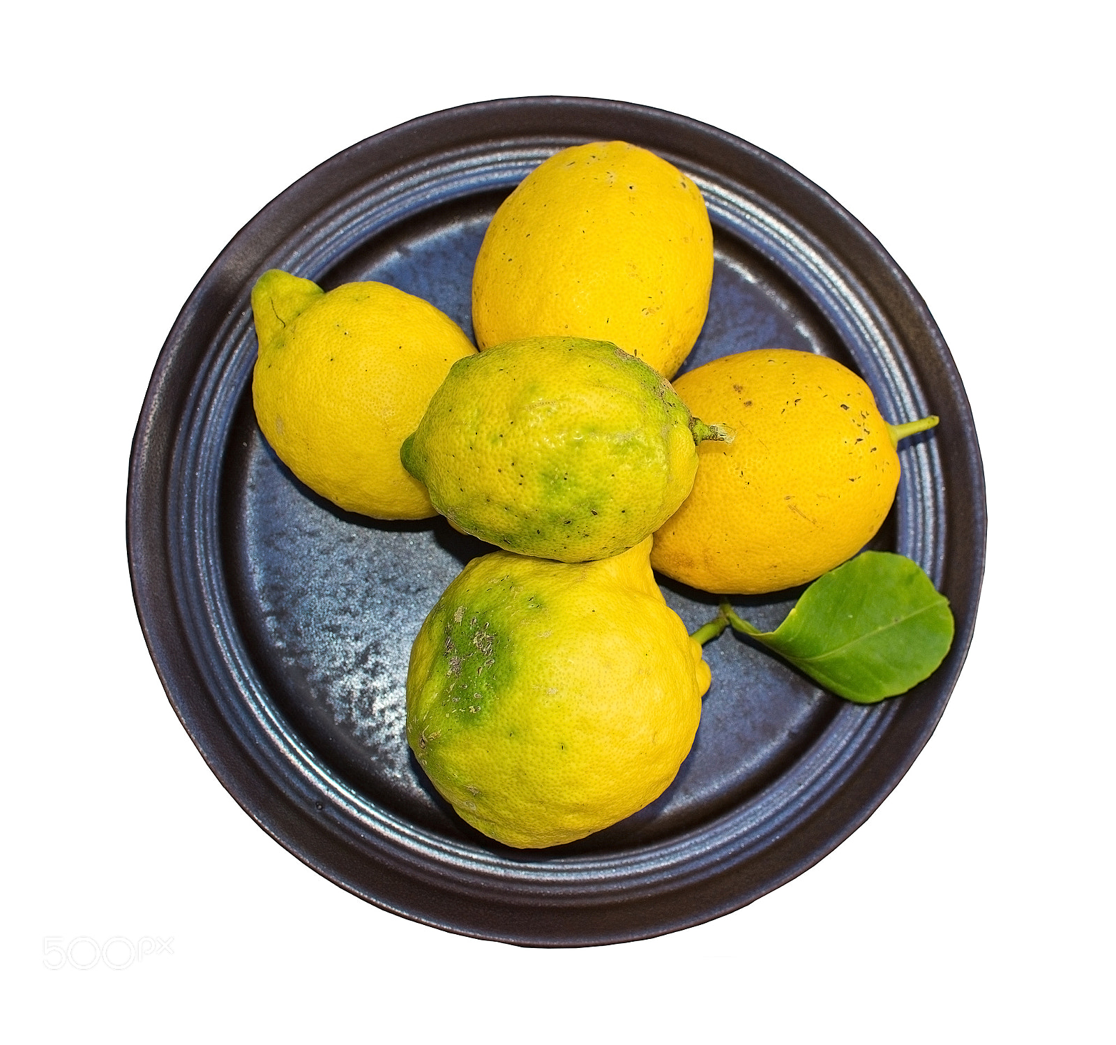 Nikon D7100 sample photo. Fresh organic lemons plate photography