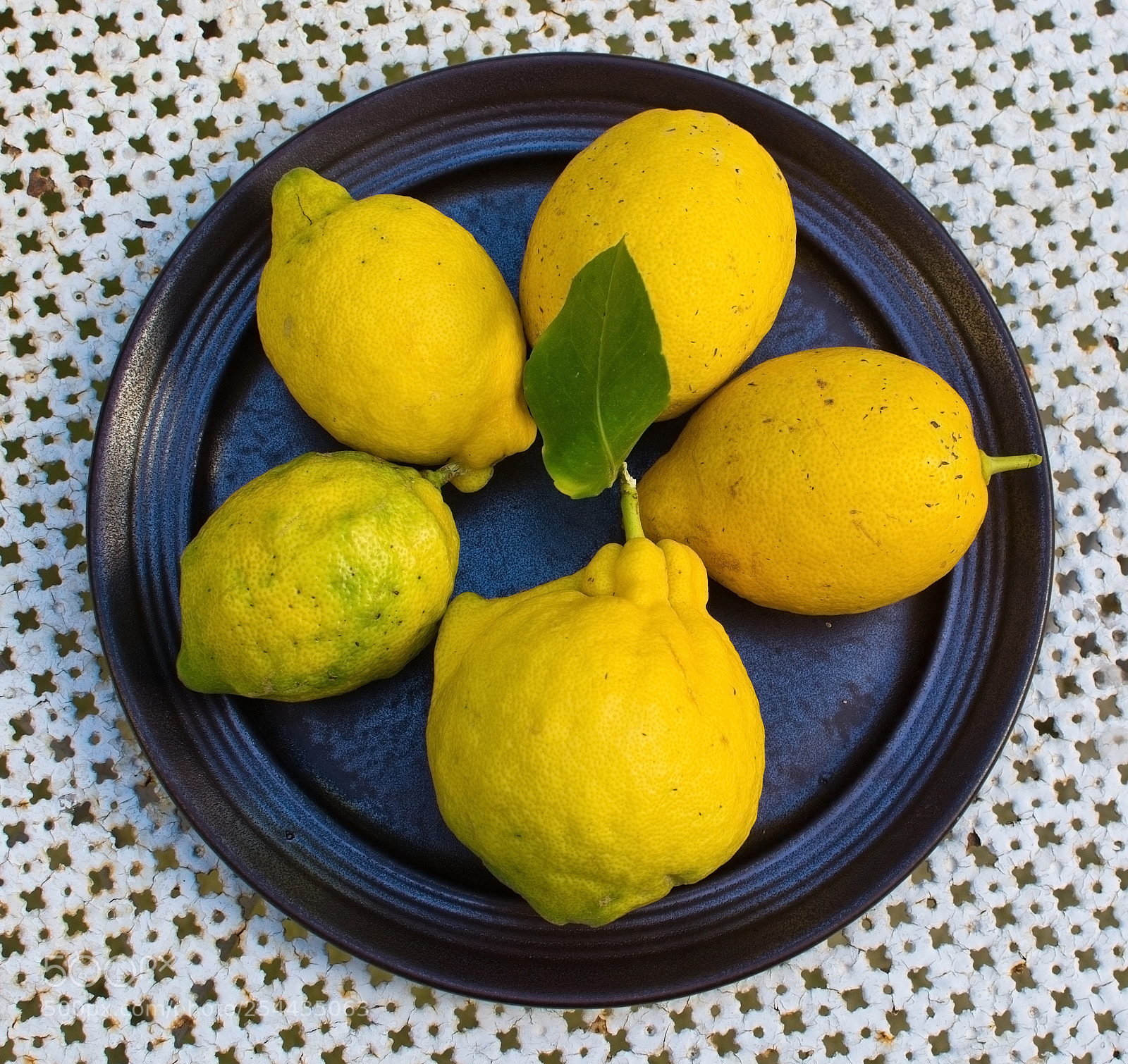 Nikon D7100 sample photo. Fresh organic lemons plate photography