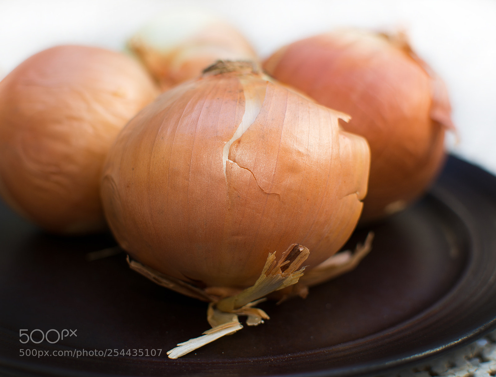 Nikon D7100 sample photo. Fresh yellow onions plate photography