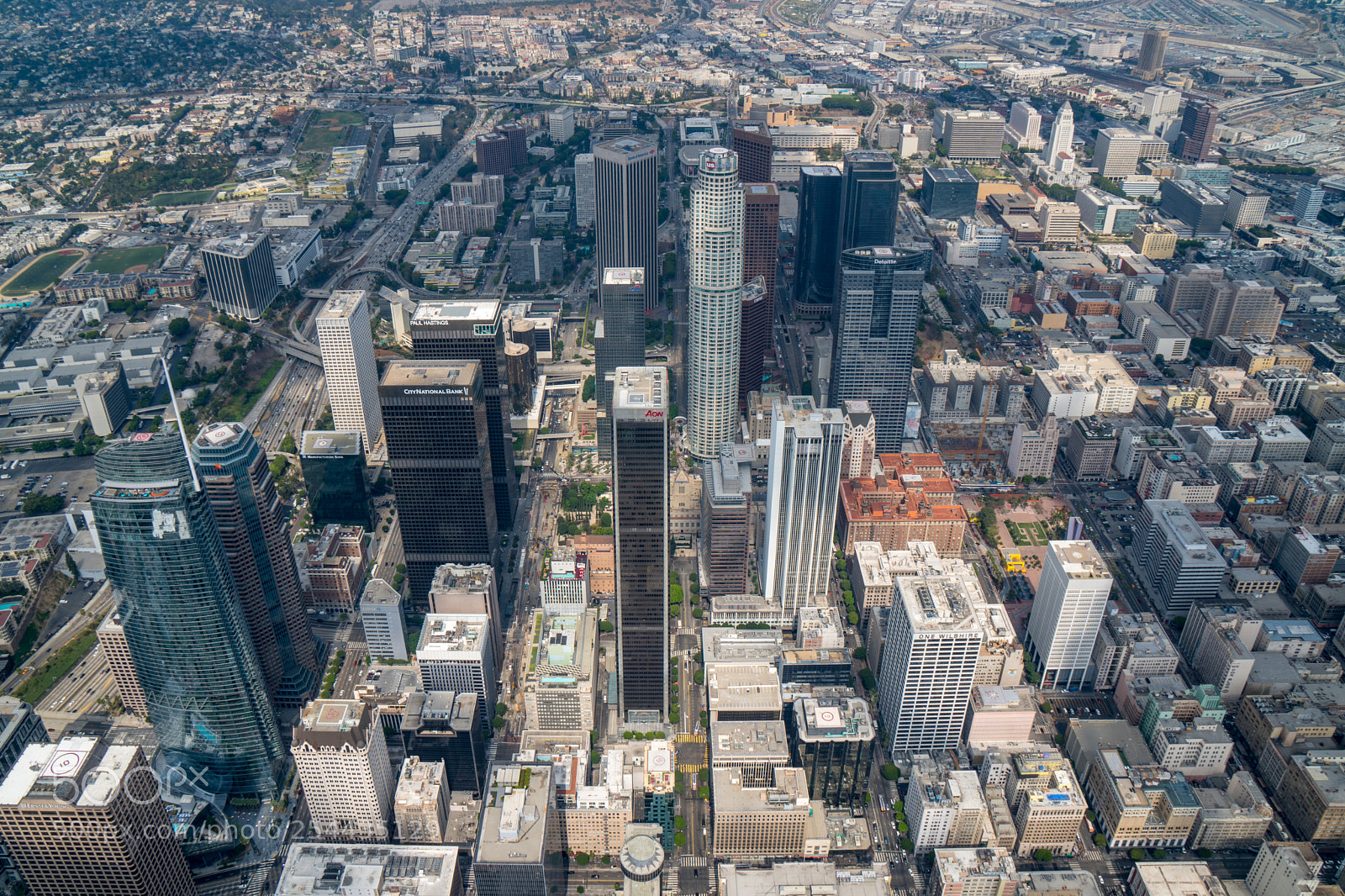 Sony a6500 sample photo. Hope street, los angeles photography
