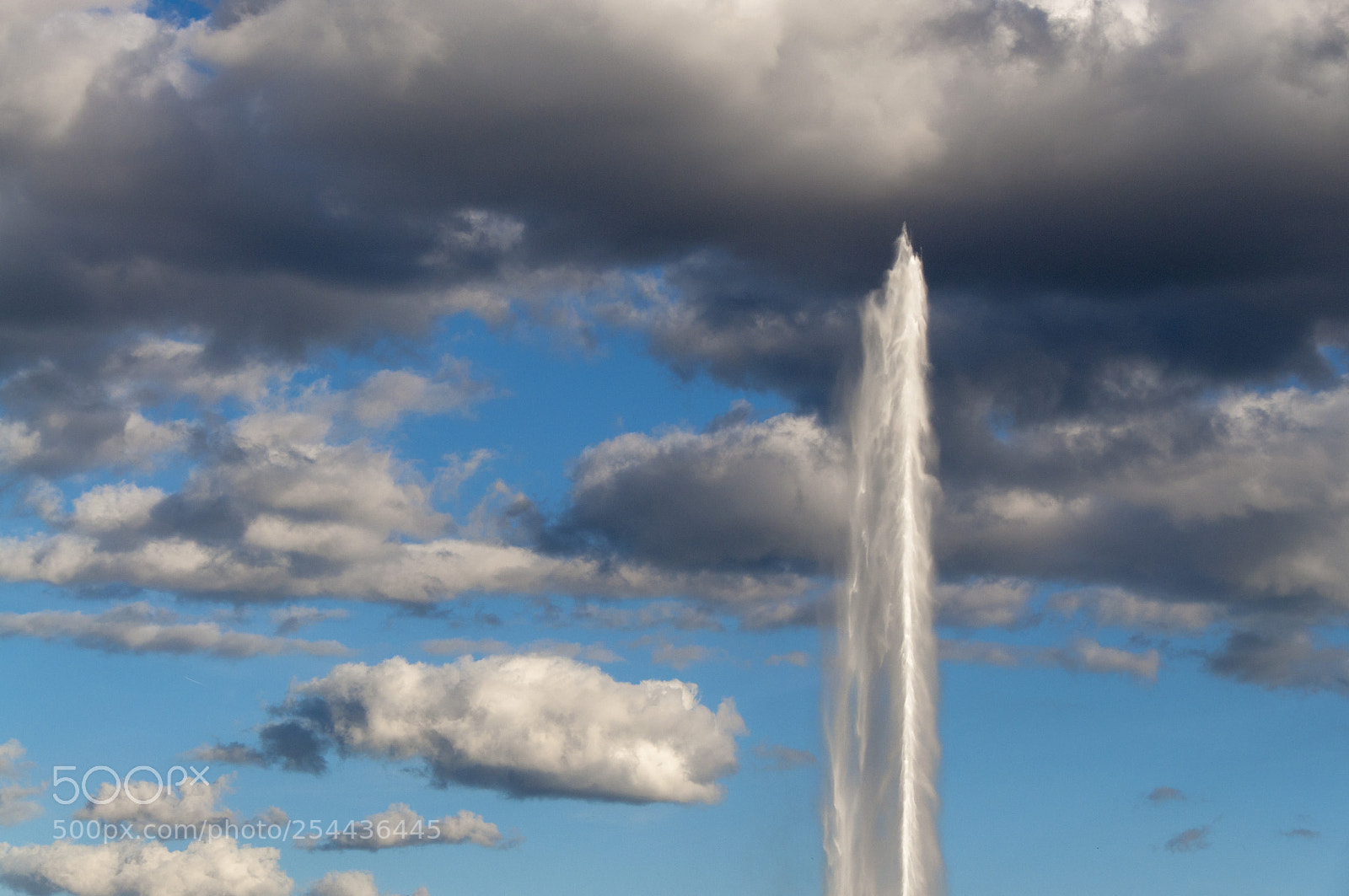 Nikon D5000 sample photo. Jet d'eau photography