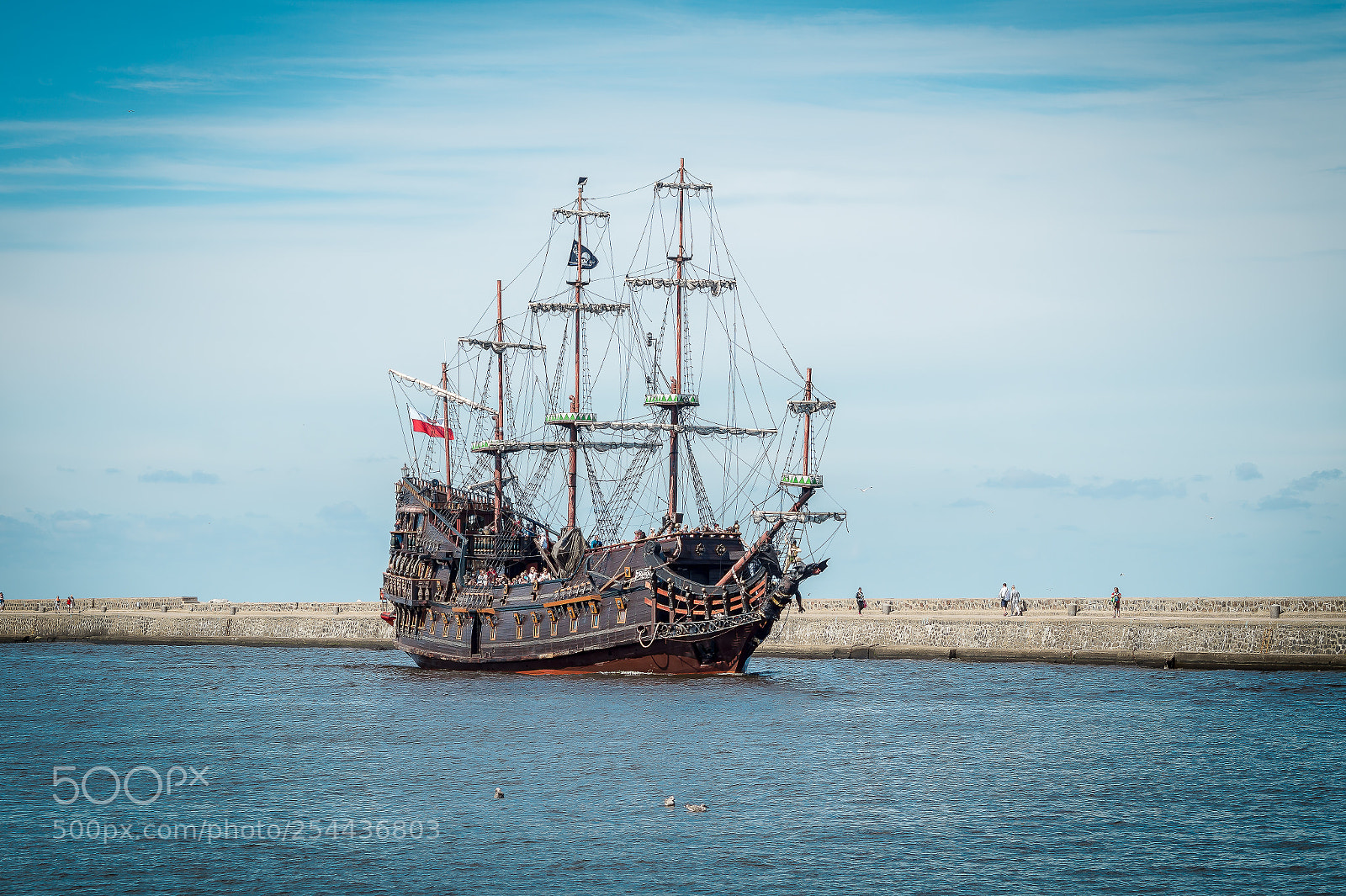 Sony SLT-A58 sample photo. Ship. ustka. photography