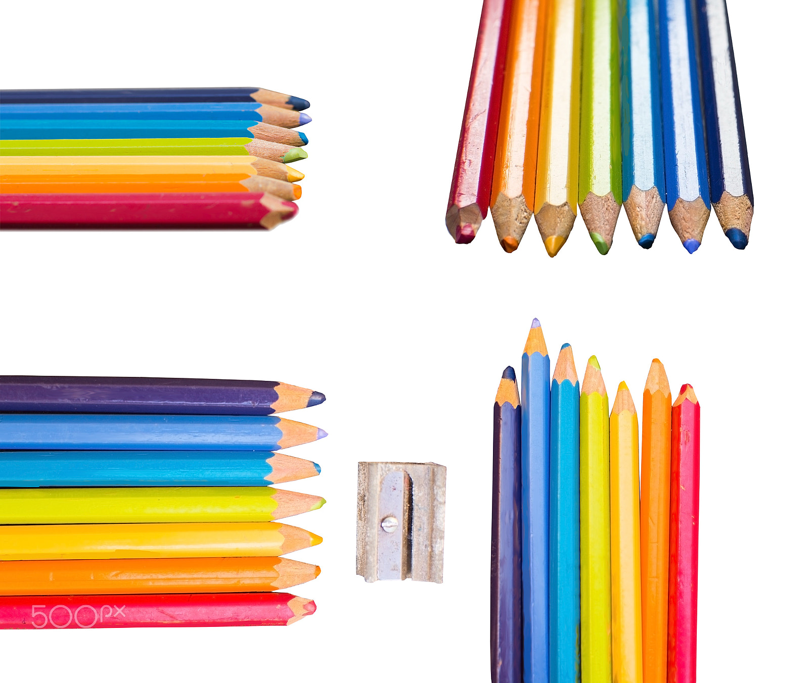 Nikon D7100 sample photo. Seven colorful drawing pens photography