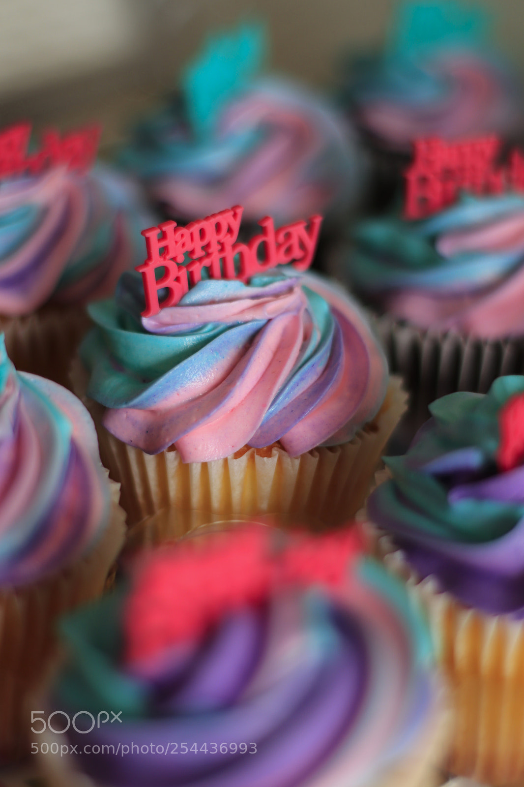 Canon EOS 800D (EOS Rebel T7i / EOS Kiss X9i) sample photo. Happy birthday cupcakes photography
