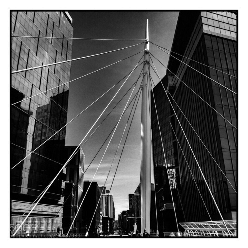 Apple iPhone 5s sample photo. Millennium bridge photography
