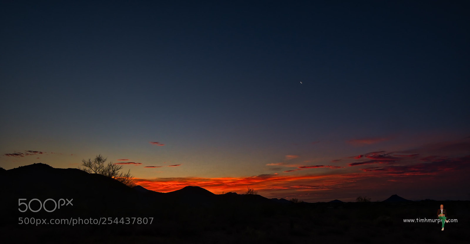 Nikon D7100 sample photo. Crescent moon photography