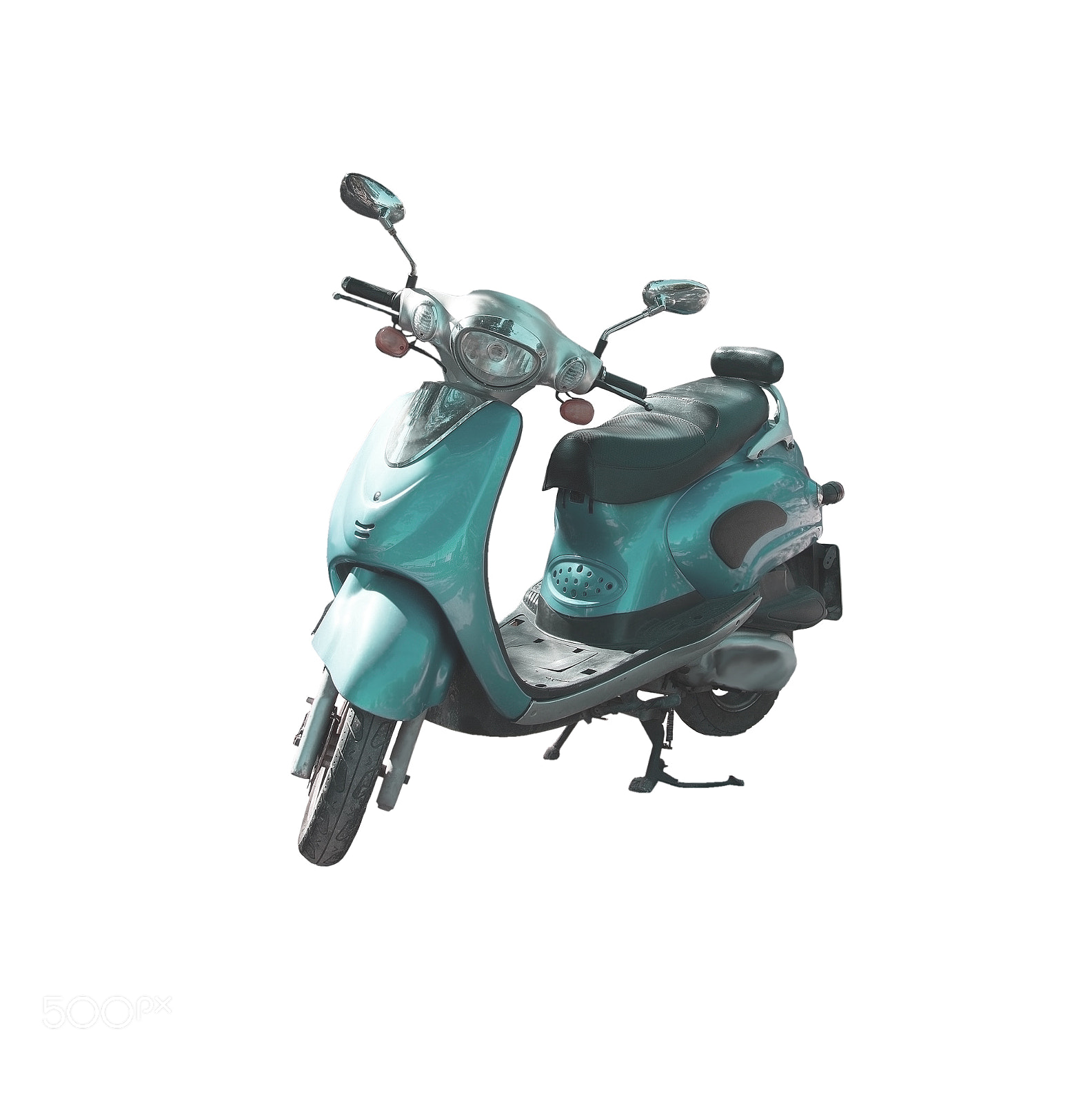 Nikon D7100 sample photo. Blue scooter photography