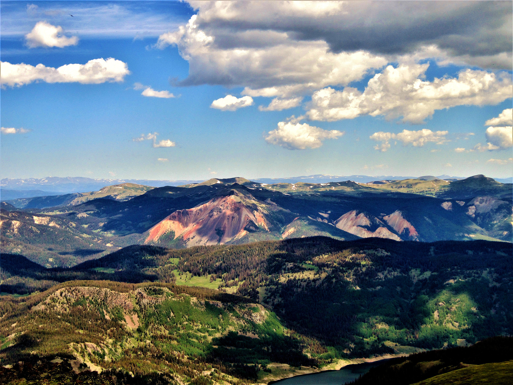 Canon PowerShot A3300 IS sample photo. View from conejos peak, co photography