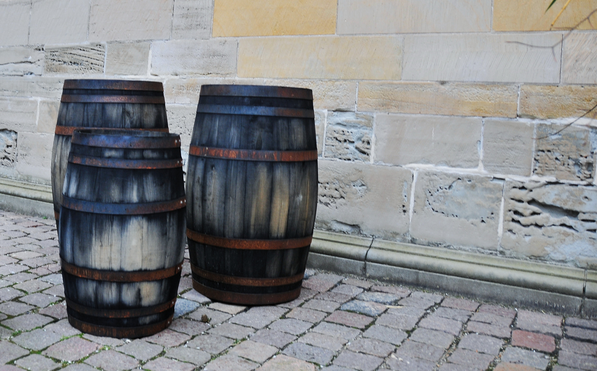 Nikon D300 sample photo. Whisky casks after a fire photography