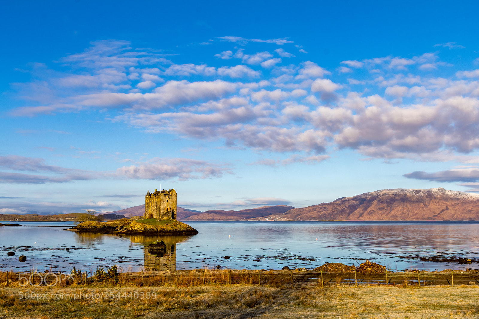 Canon EOS 60D sample photo. Sunrise at stalker castle photography