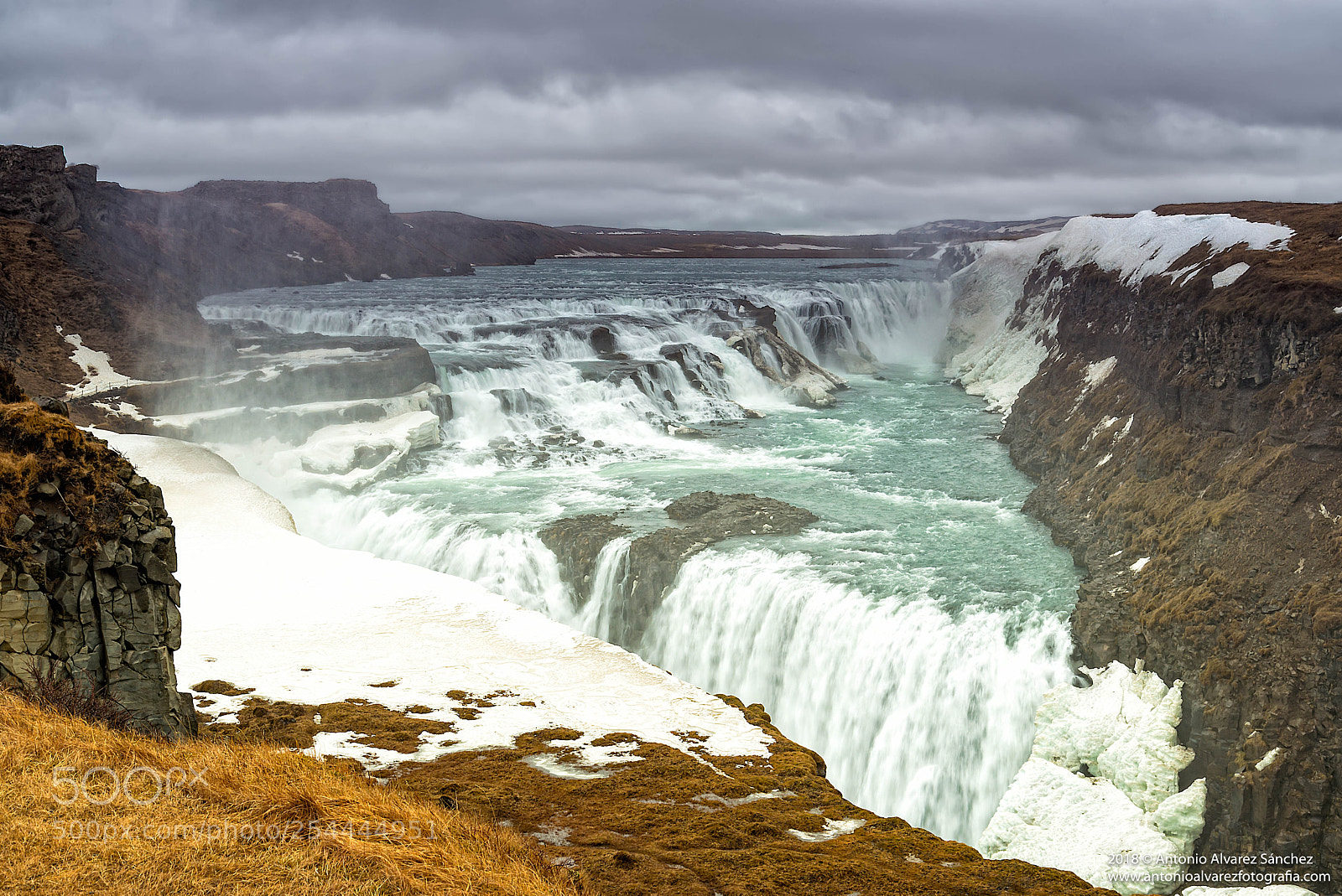 Nikon D610 sample photo. Gulfoss photography