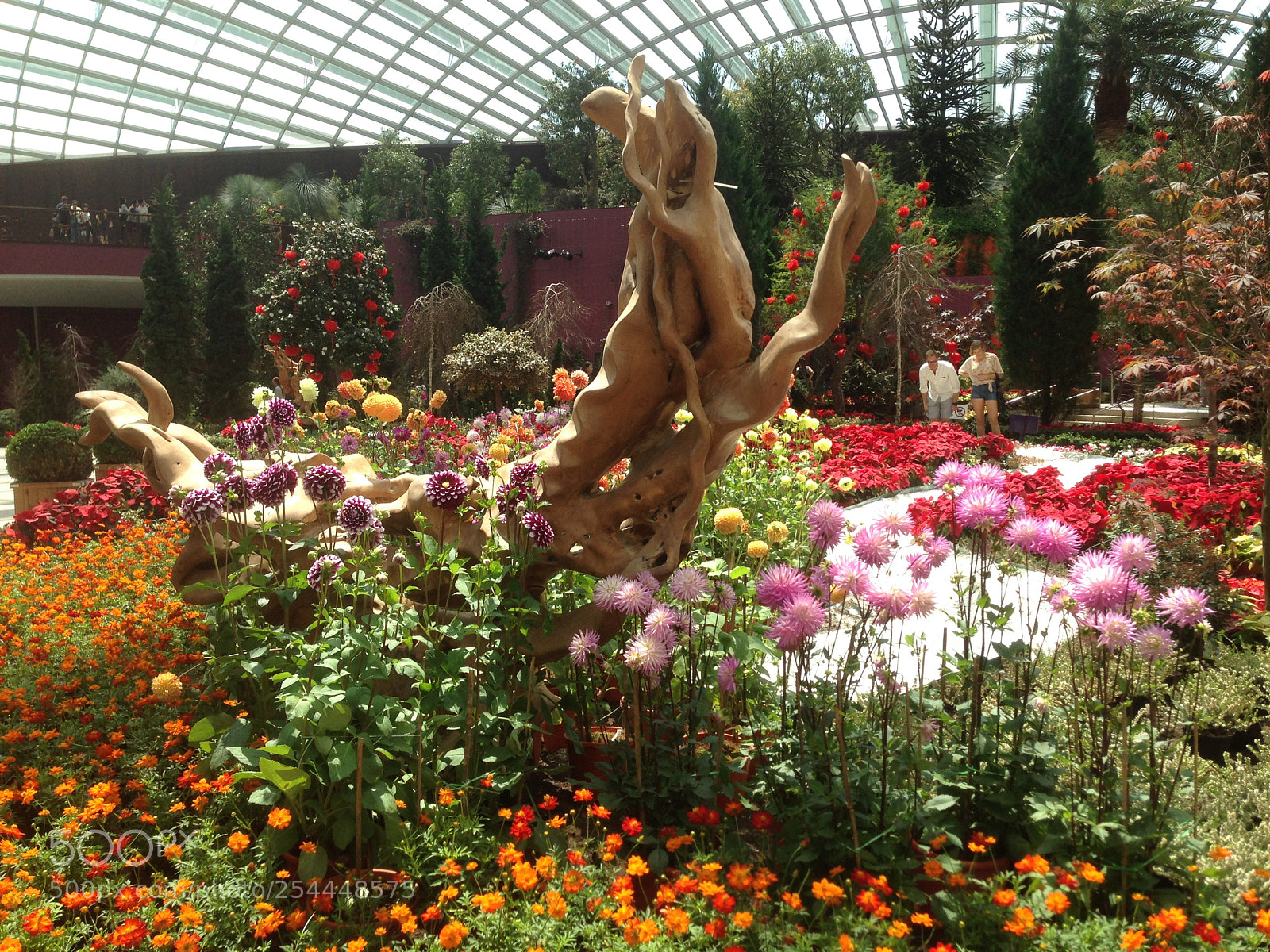 Apple iPhone 5 sample photo. Sculpture in garden photography