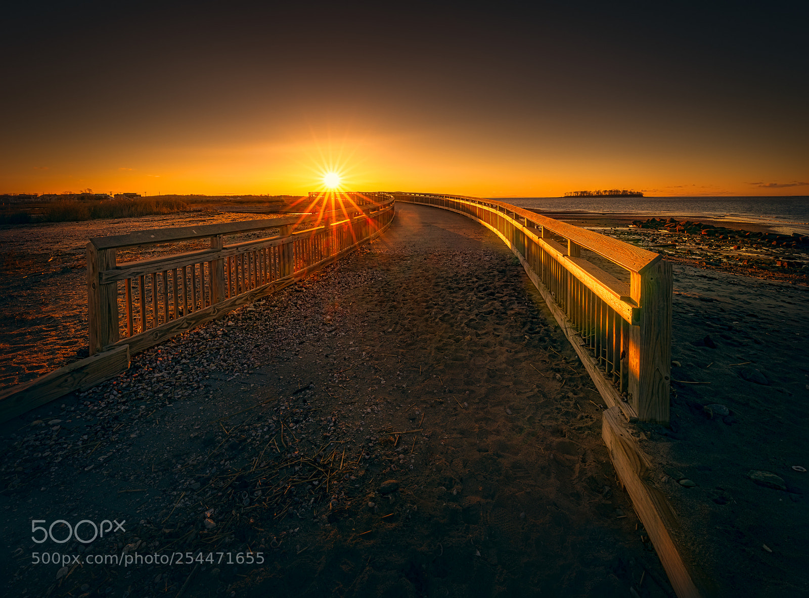 Sony a7 sample photo. Sunrise by the boardwalk photography