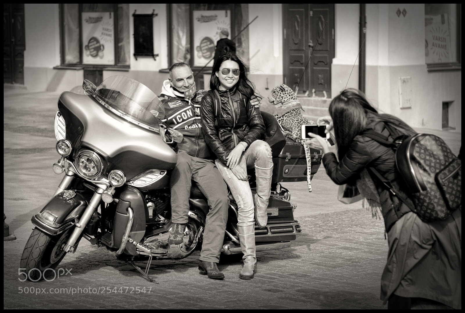 Fujifilm X-T20 sample photo. Posing with biker photography