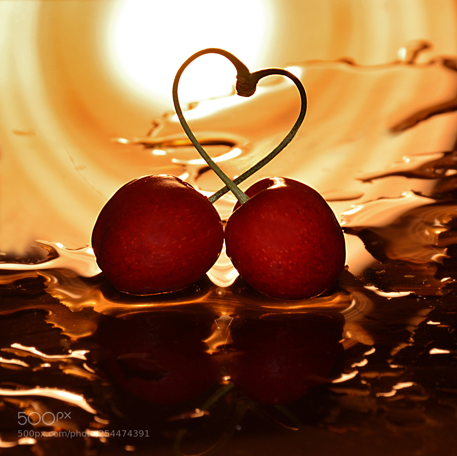 Nikon D5200 sample photo. Heart in flames photography