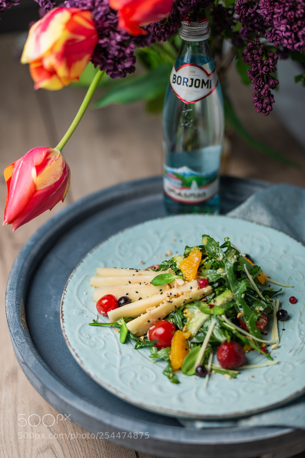 Nikon D610 sample photo. Spring salad photography